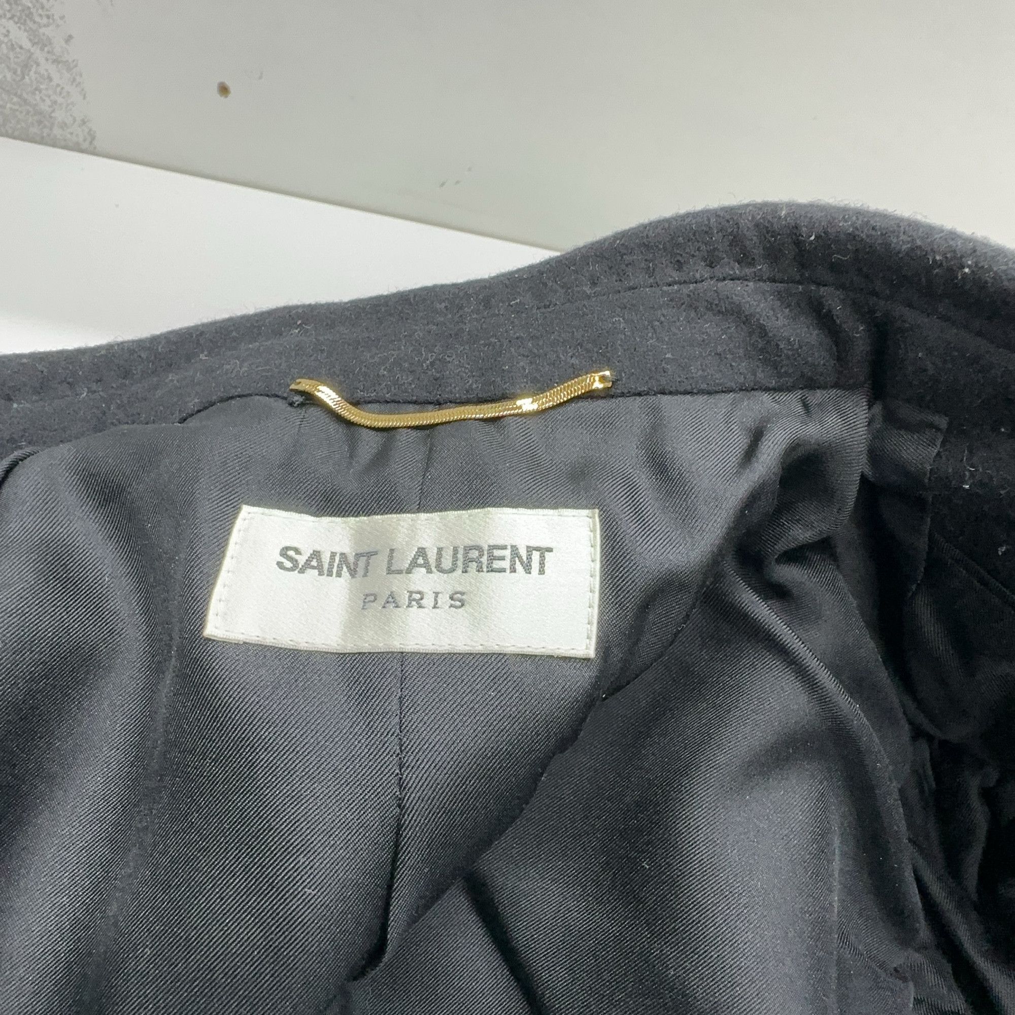 Saint Laurent Paris Saint Laurent Crest Logo Wool Blazer Size 34 Size XS / US 0-2 / IT 36-38 - 4 Thumbnail