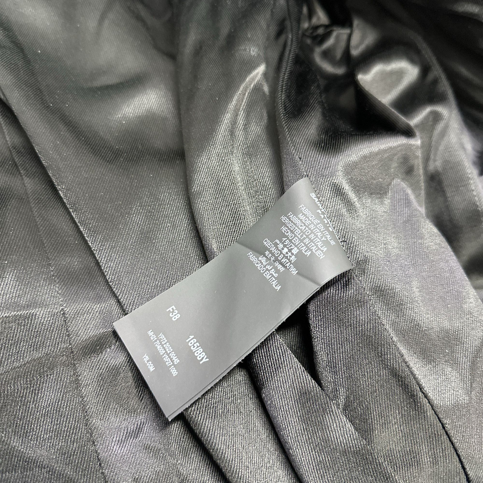 Saint Laurent Paris Saint Laurent Wool Belted Moto Coat Size 38 Size S / US 4 / IT 40 - 3 Thumbnail