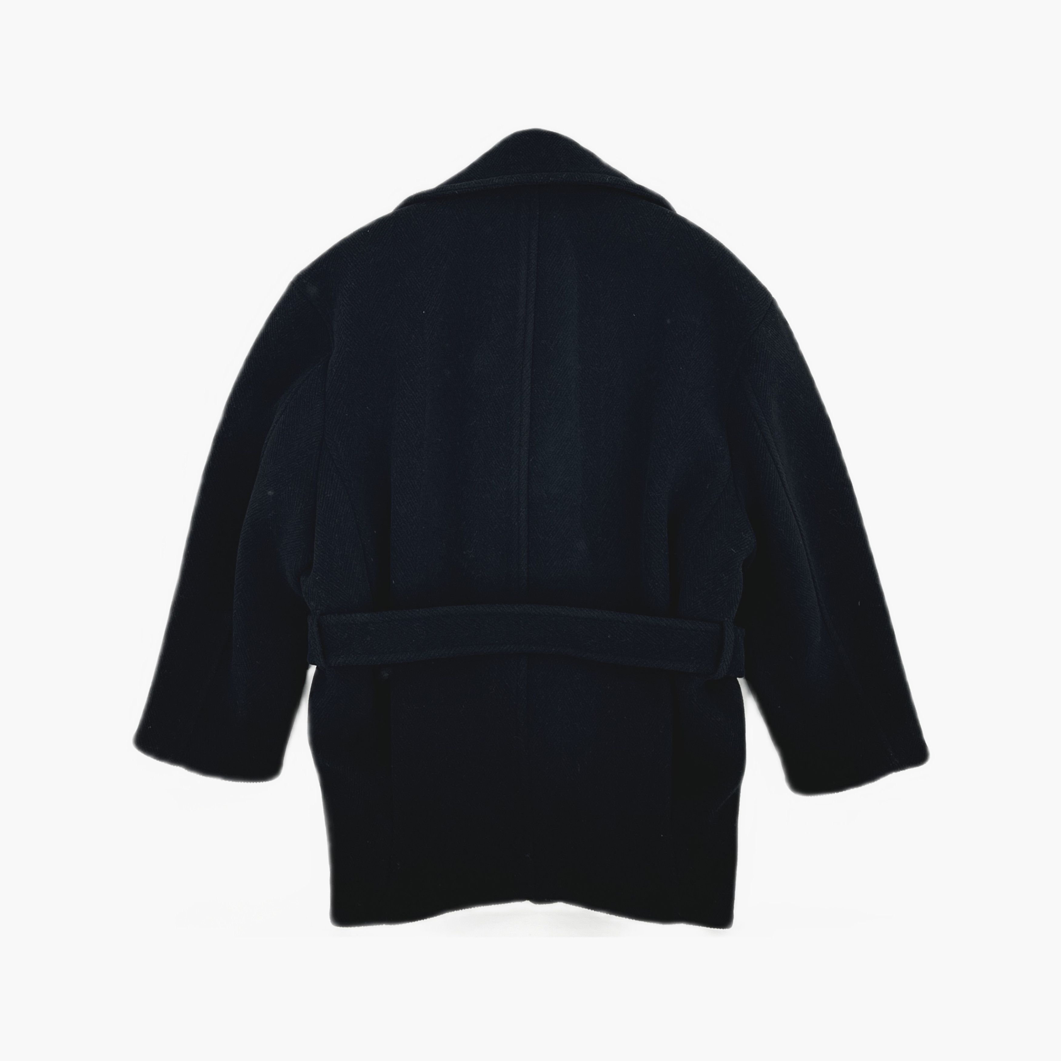 Saint Laurent Paris Saint Laurent Wool Belted Moto Coat Size 38 Size S / US 4 / IT 40 - 2 Thumbnail