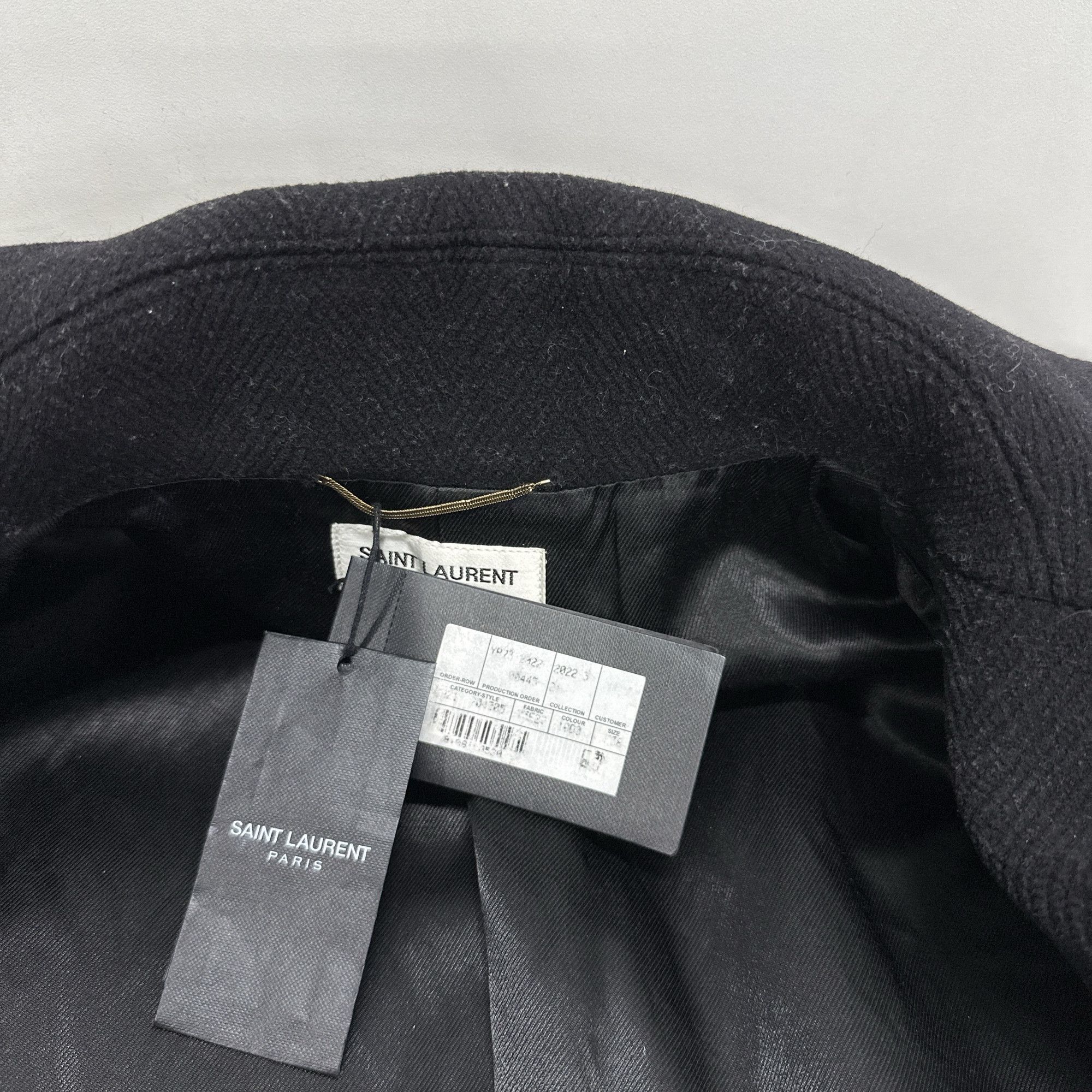 Saint Laurent Paris Saint Laurent Wool Belted Moto Coat Size 38 Size S / US 4 / IT 40 - 4 Thumbnail