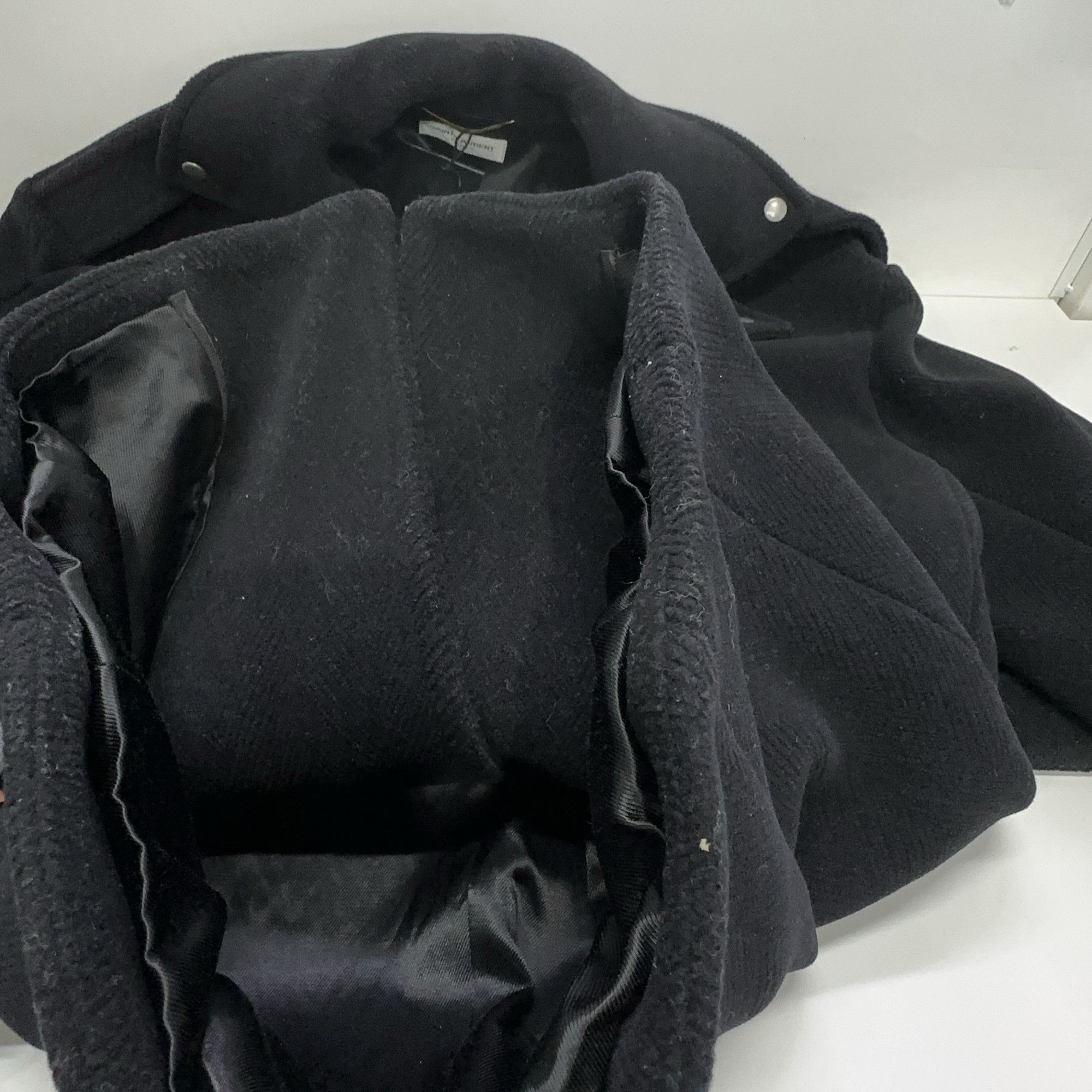 Saint Laurent Paris Saint Laurent Wool Belted Moto Coat Size 38 Size S / US 4 / IT 40 - 8 Thumbnail