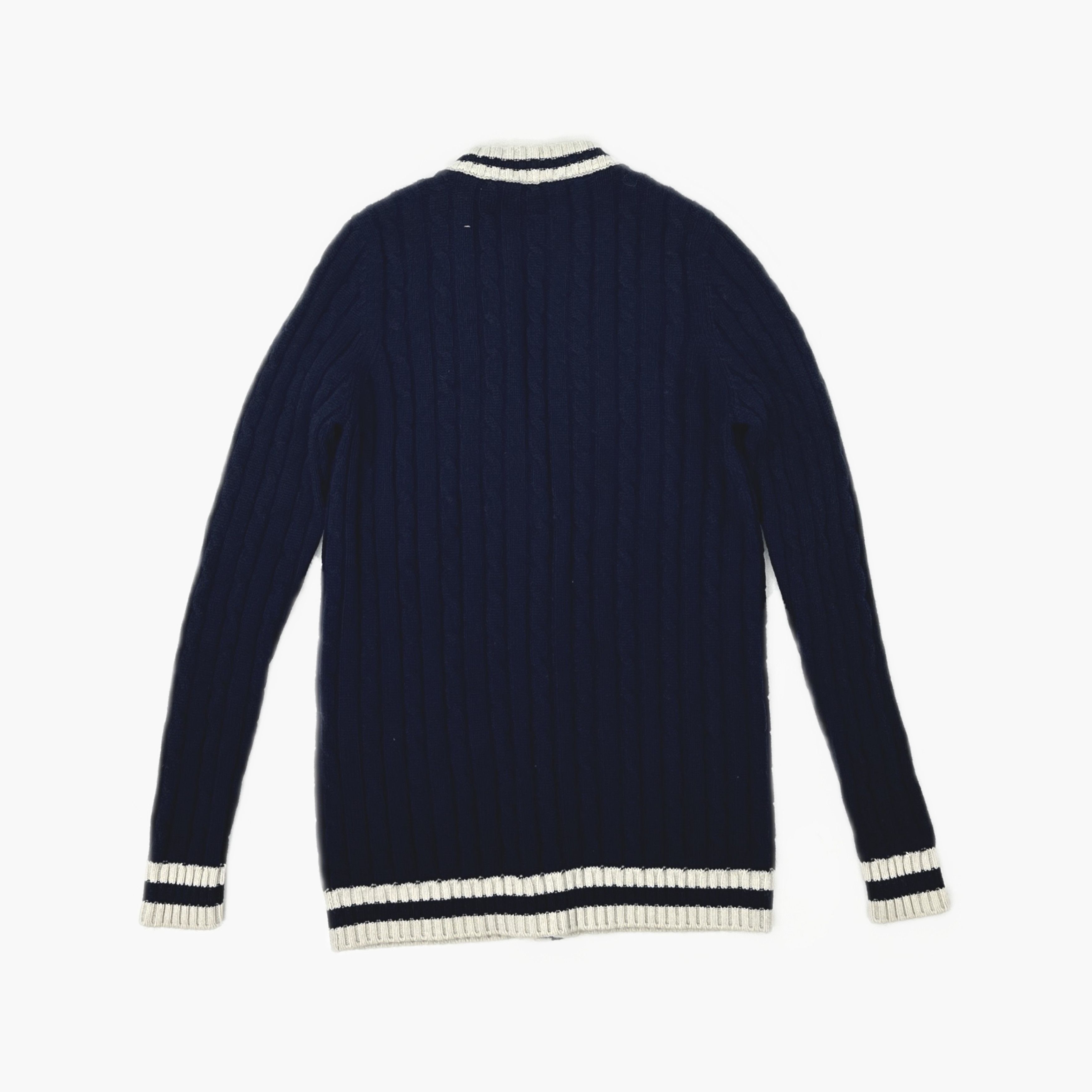 Saint Laurent Paris Saint Laurent Striped V-Neck Cardigan Size XS Size XS / US 0-2 / IT 36-38 - 2 Thumbnail
