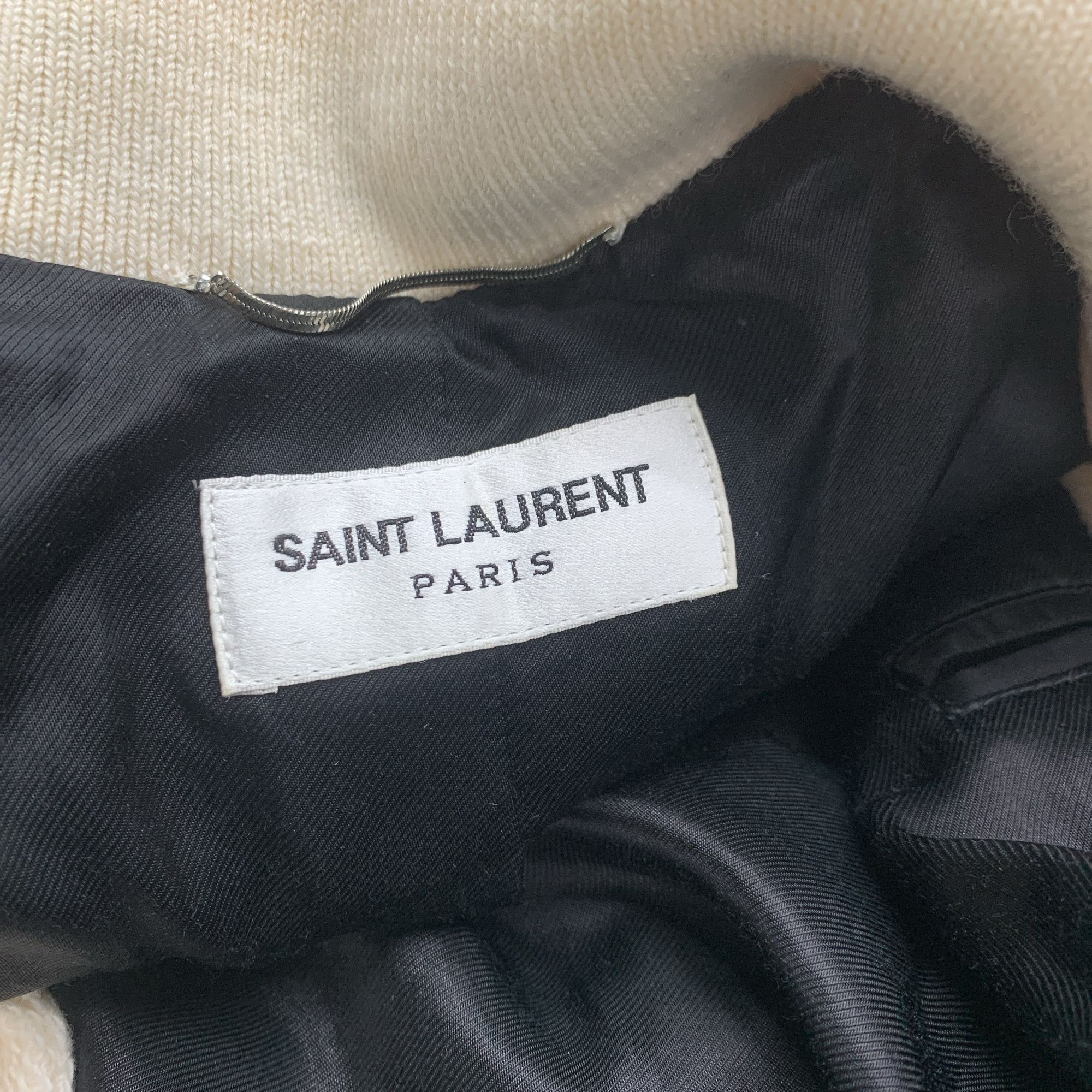 Saint Laurent Paris Saint Laurent Wool Varsity Jacket Size 44 Size US S / EU 44-46 / 1 - 3 Thumbnail