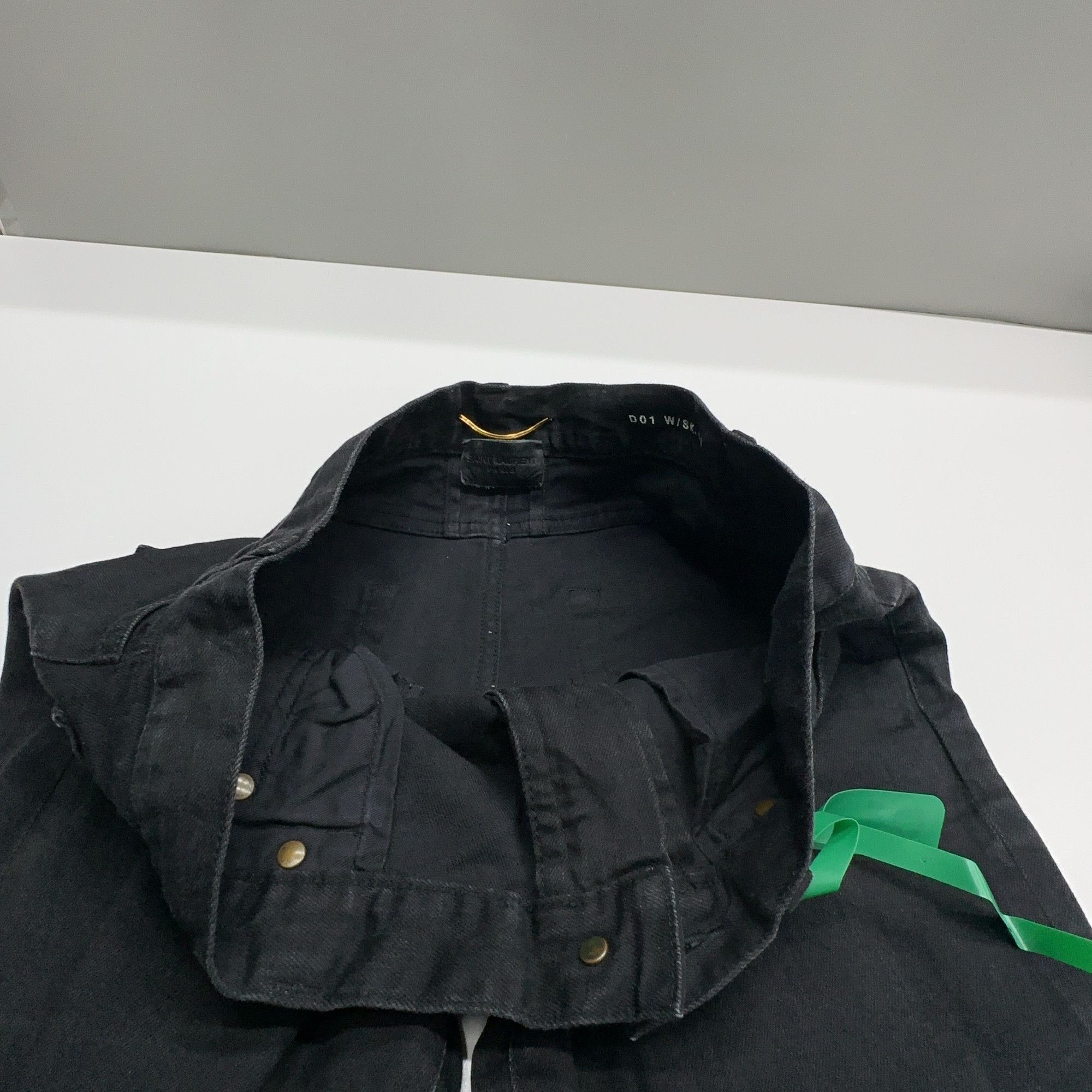 Saint Laurent Paris Saint Laurent Distressed Black Denim Jeans Size 28 Size US 28 / EU 44 - 7 Thumbnail