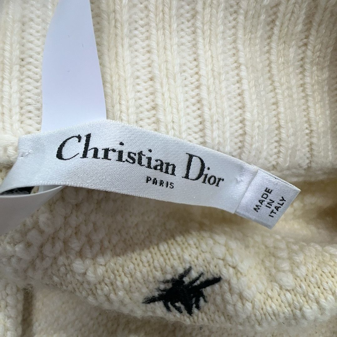 Dior Dior Cannage Pattern Knit Zip Up Sweater Size 40 Size M / US 6-8 / IT 42-44 - 3 Thumbnail