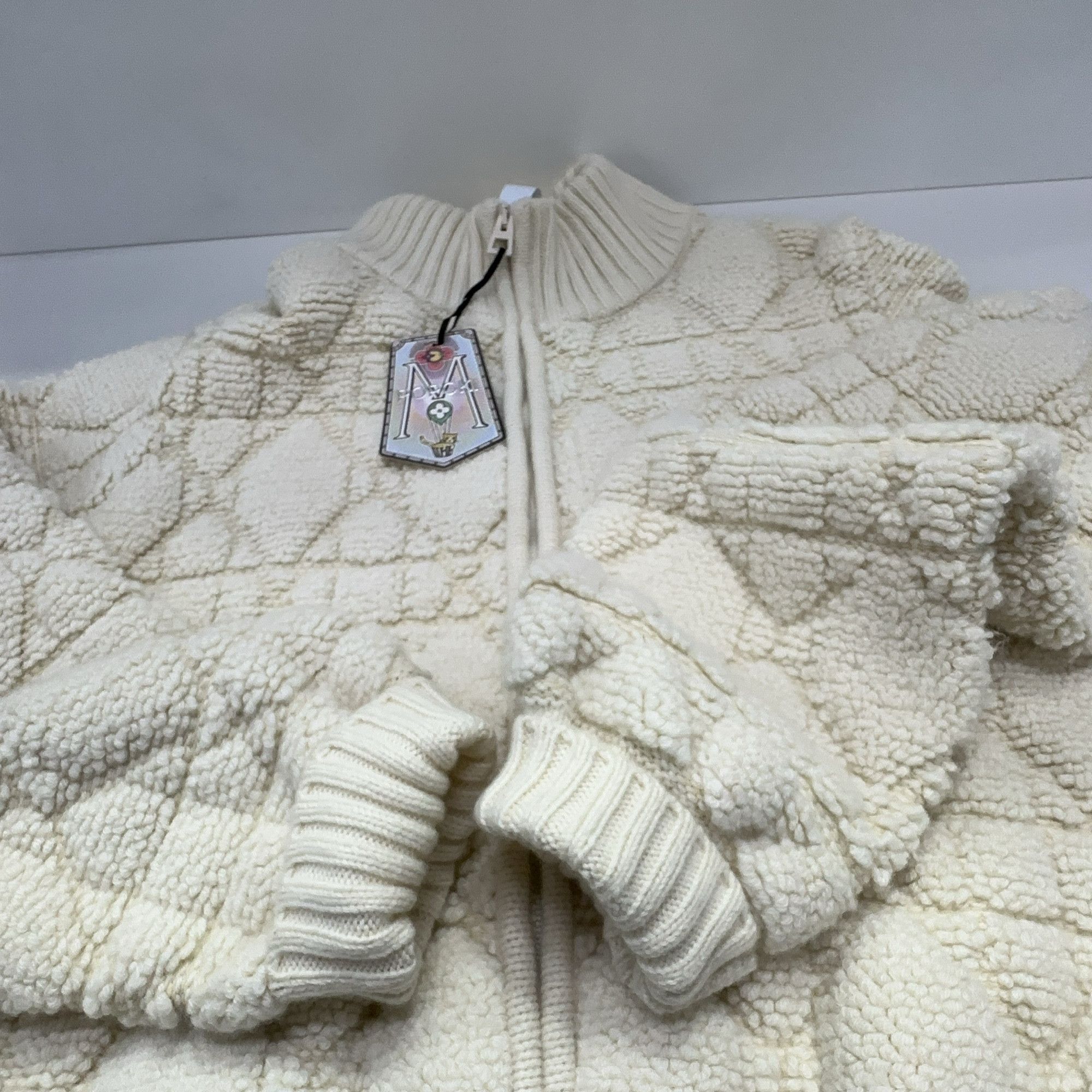 Dior Dior Cannage Pattern Knit Zip Up Sweater Size 40 Size M / US 6-8 / IT 42-44 - 8 Thumbnail
