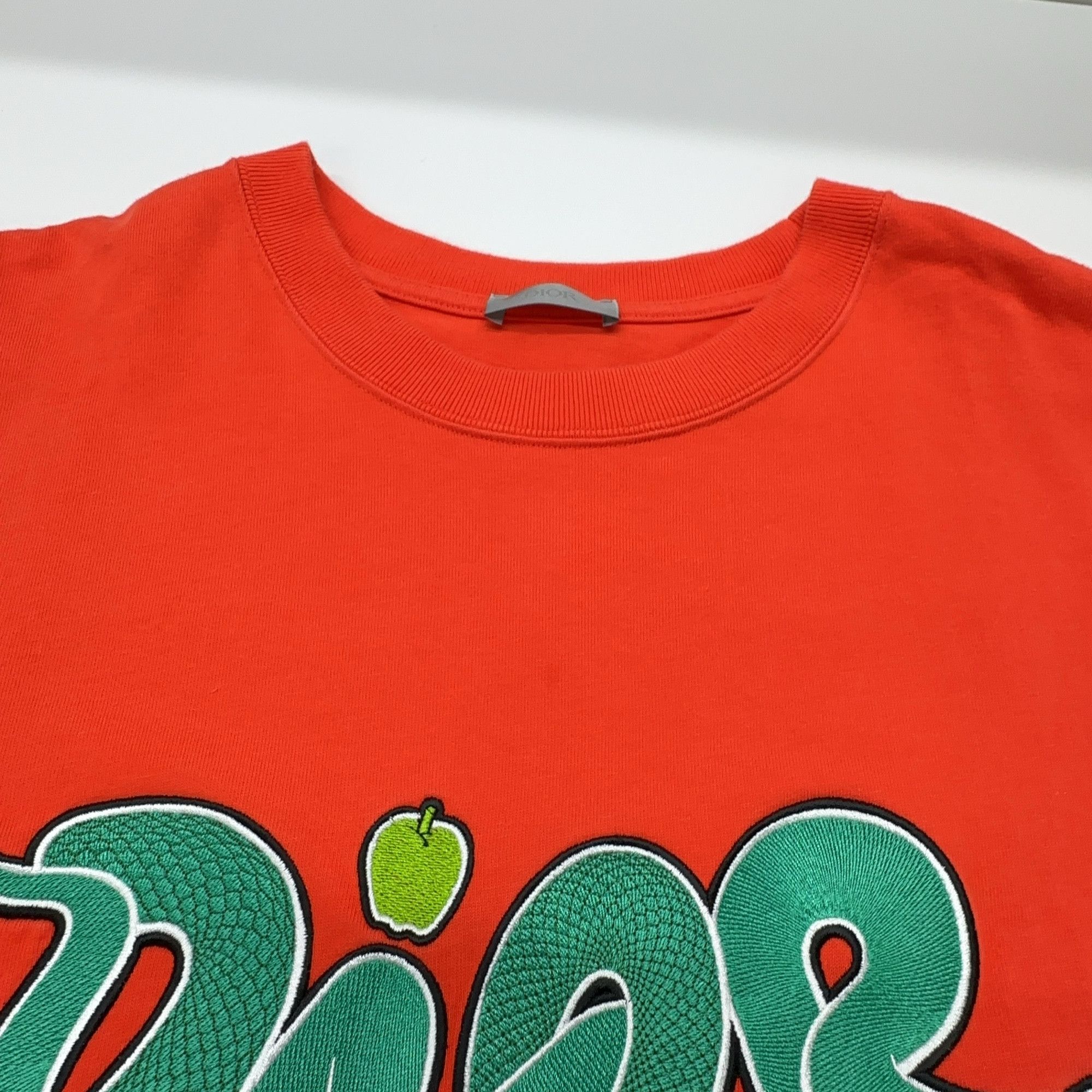 Dior Dior Embroidered Logo T-Shirt Size L Size US L / EU 52-54 / 3 - 7 Thumbnail