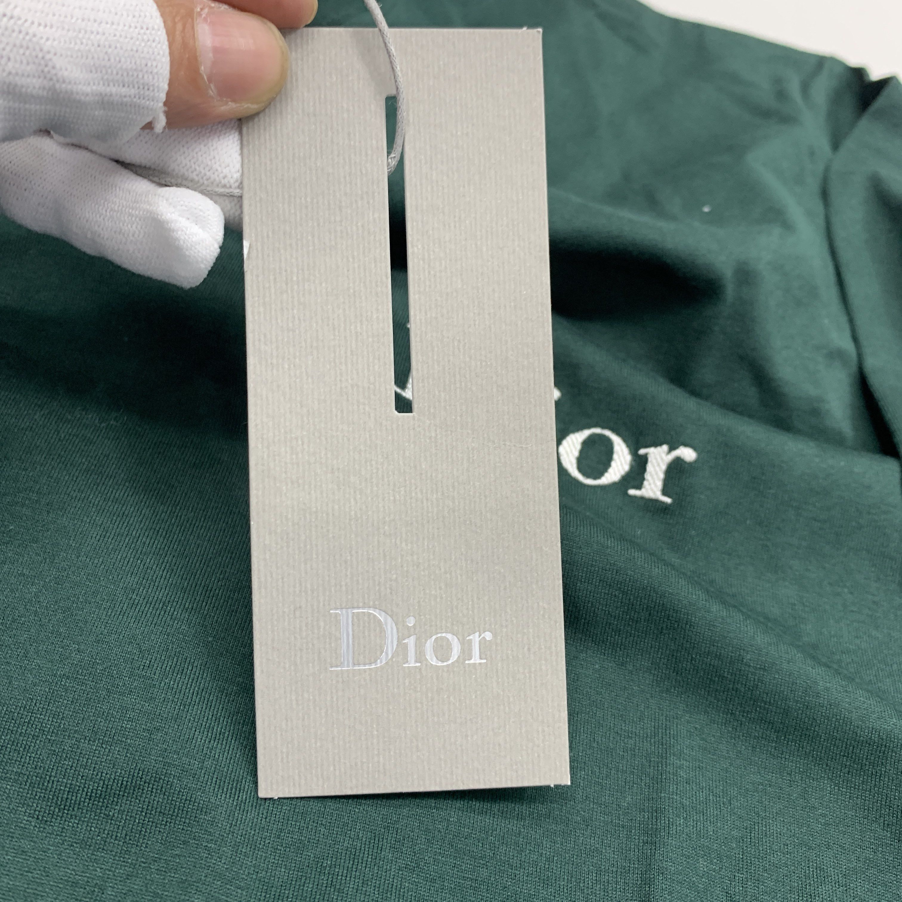 Dior Dior Logo Embroidery T-Shirt Size M Size US M / EU 48-50 / 2 - 4 Thumbnail