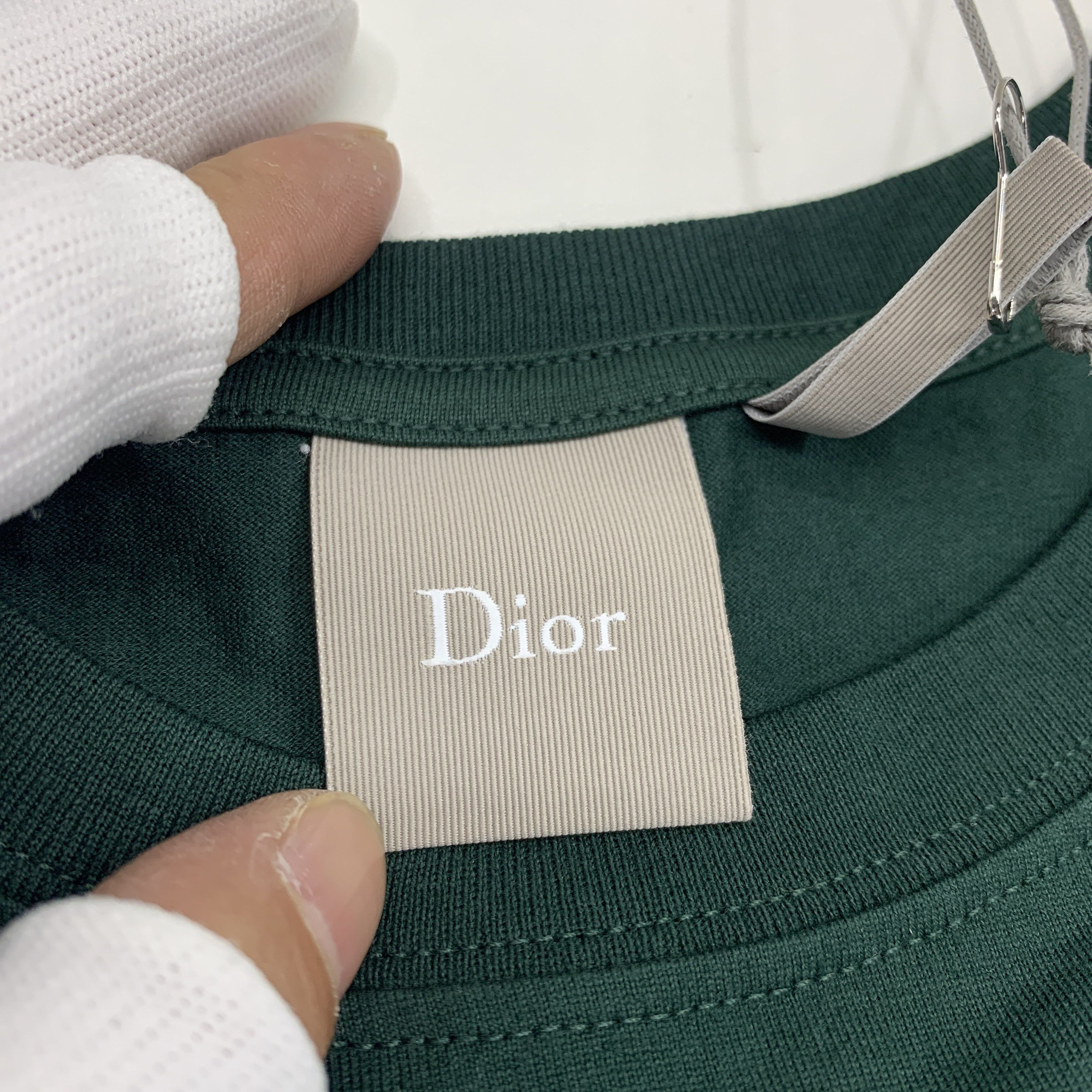 Dior Dior Logo Embroidery T-Shirt Size M Size US M / EU 48-50 / 2 - 3 Thumbnail