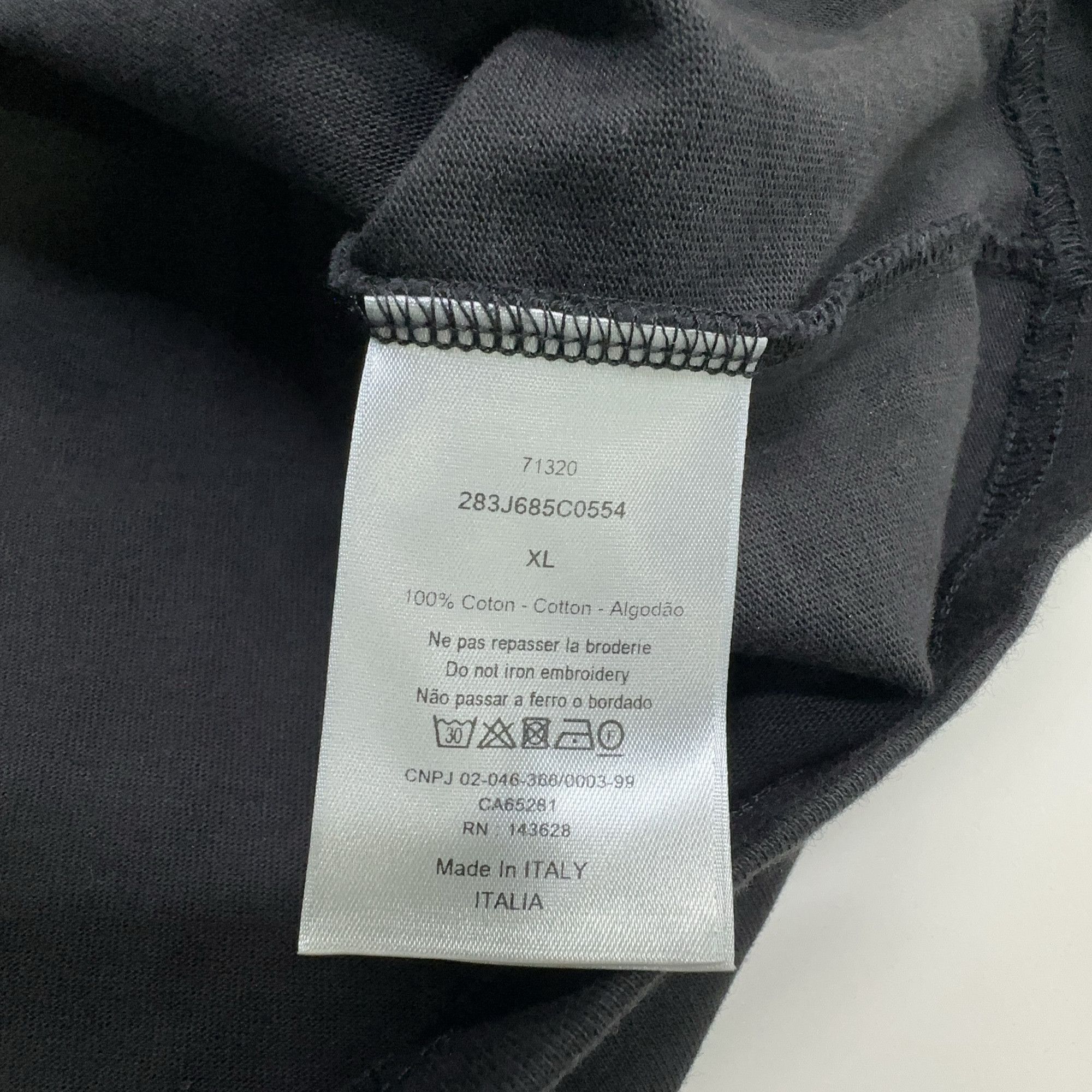 Dior Dior x Travis Scott Embroidered T-Shirt Size XL Size US XL / EU 56 / 4 - 5 Thumbnail