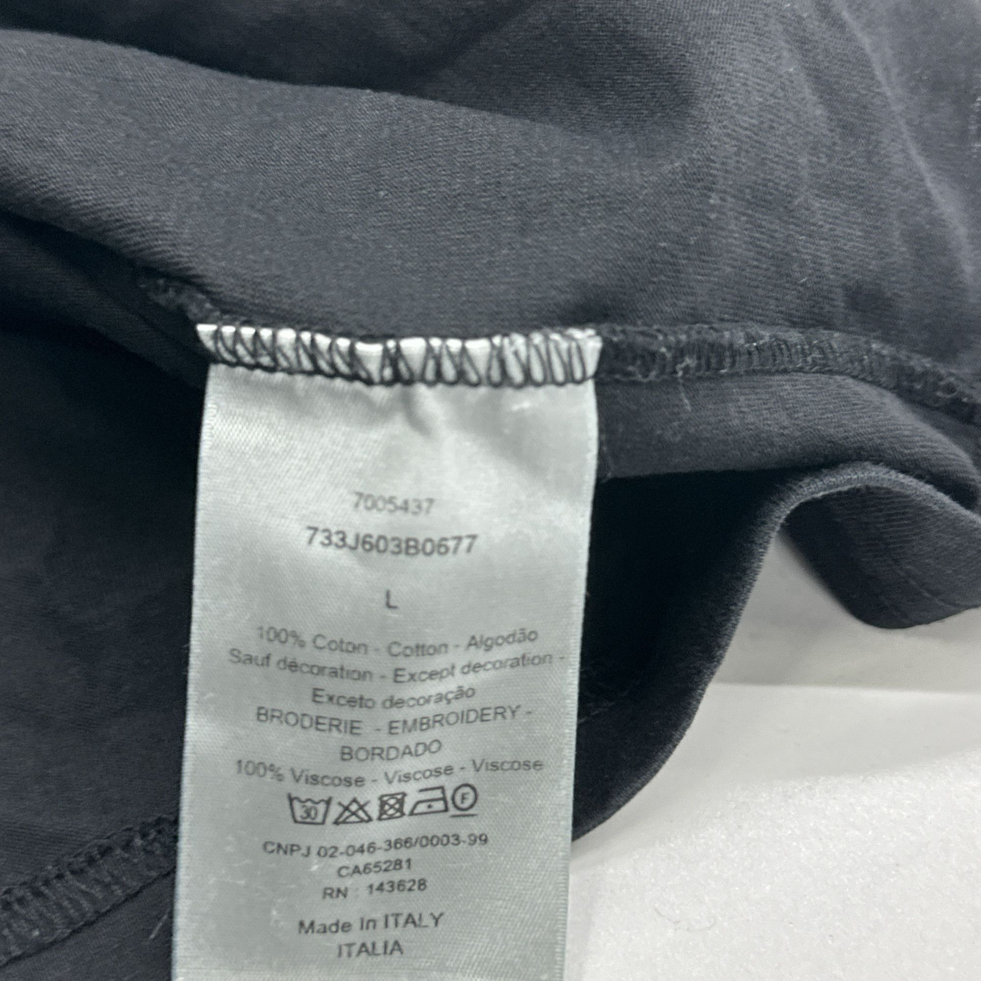 Dior Dior Bee Embroidery T-Shirt Size L Size US L / EU 52-54 / 3 - 4 Thumbnail