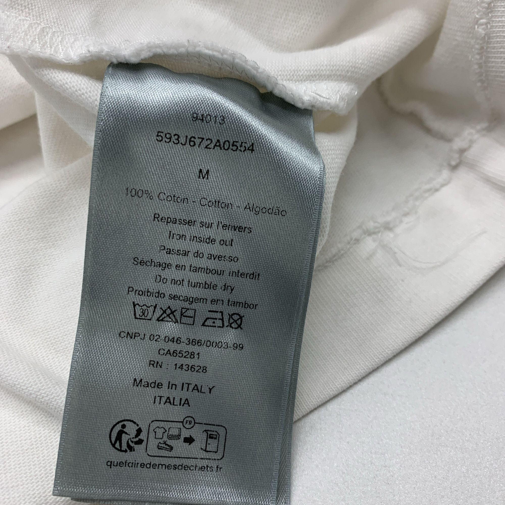 Dior Dior Christian Dior Couture Lily Print T-Shirt Size M Size US M / EU 48-50 / 2 - 3 Thumbnail