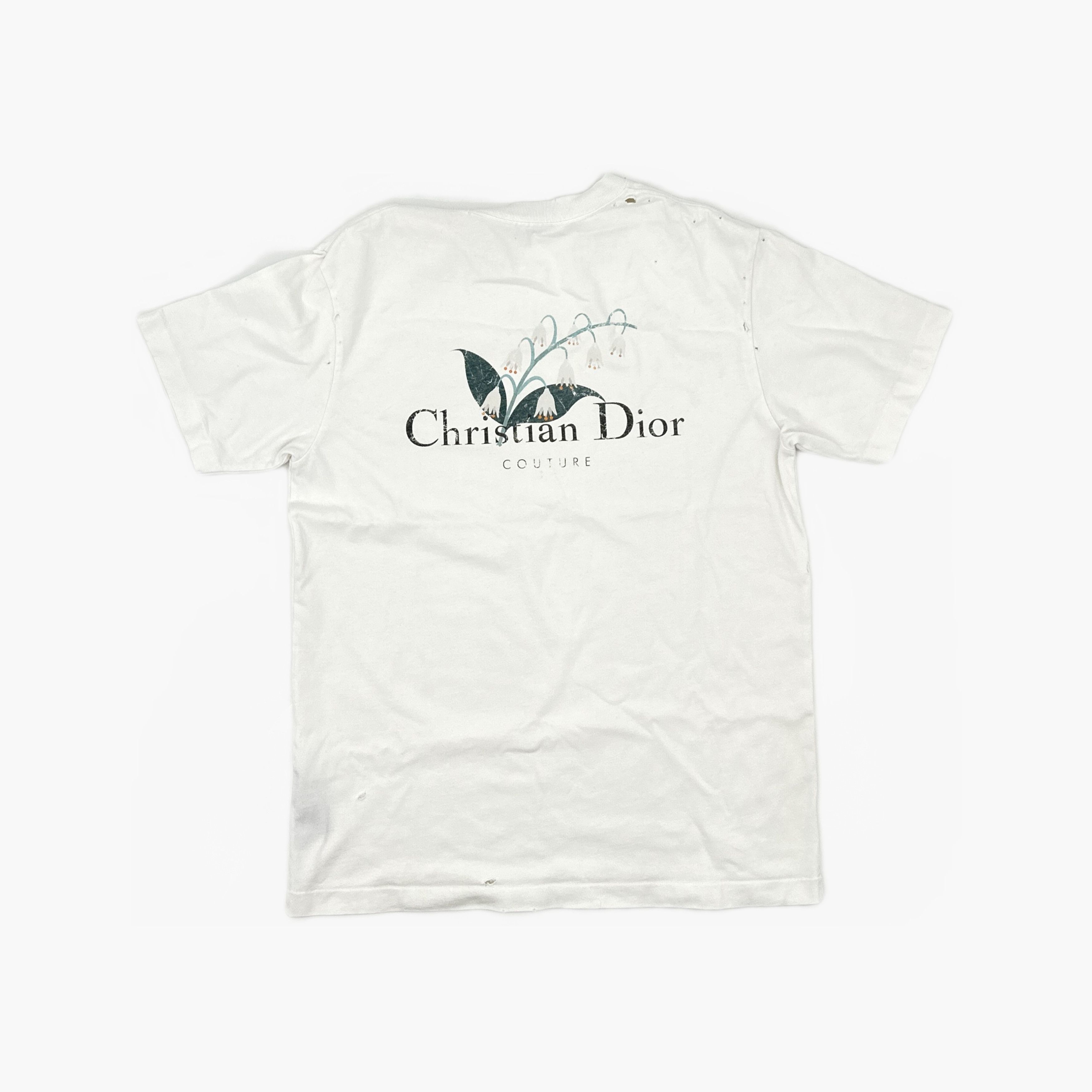Dior Dior Christian Dior Couture Lily Print T-Shirt Size M Size US M / EU 48-50 / 2 - 2 Thumbnail