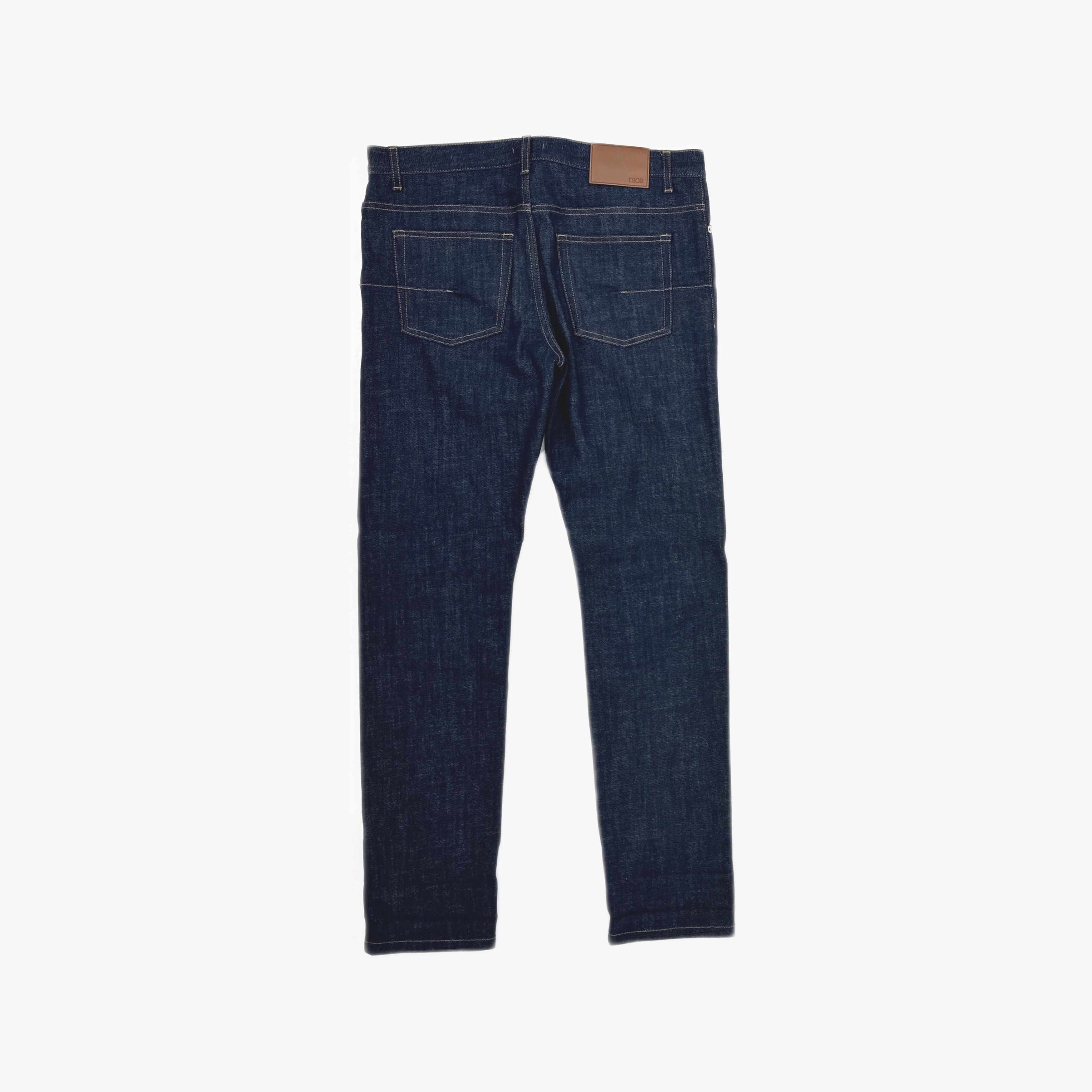 Dior Dior Dark Wash Denim Jeans Size 31 Size US 31 - 2 Thumbnail