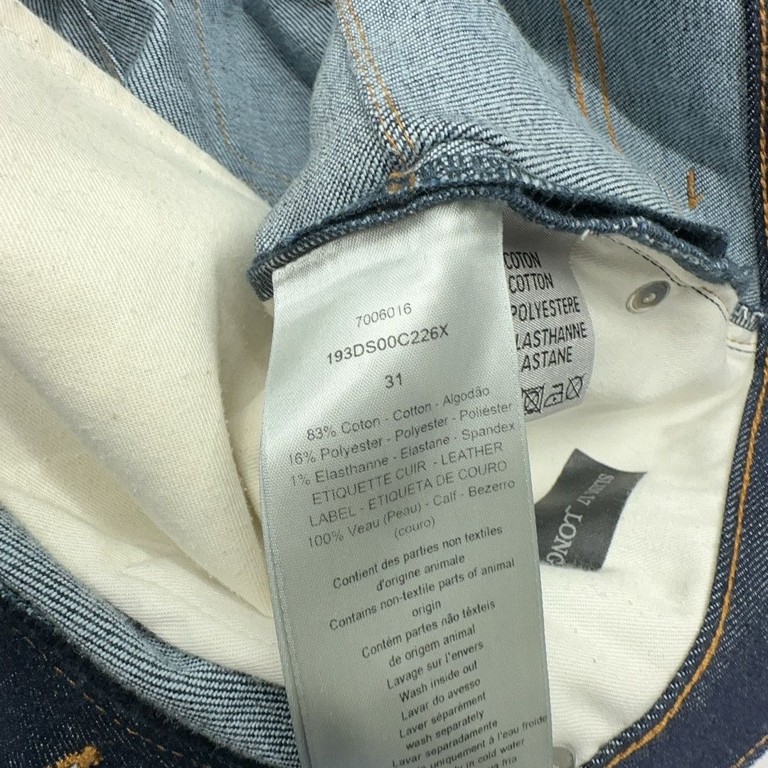 Dior Dior Dark Wash Denim Jeans Size 31 Size US 31 - 4 Thumbnail