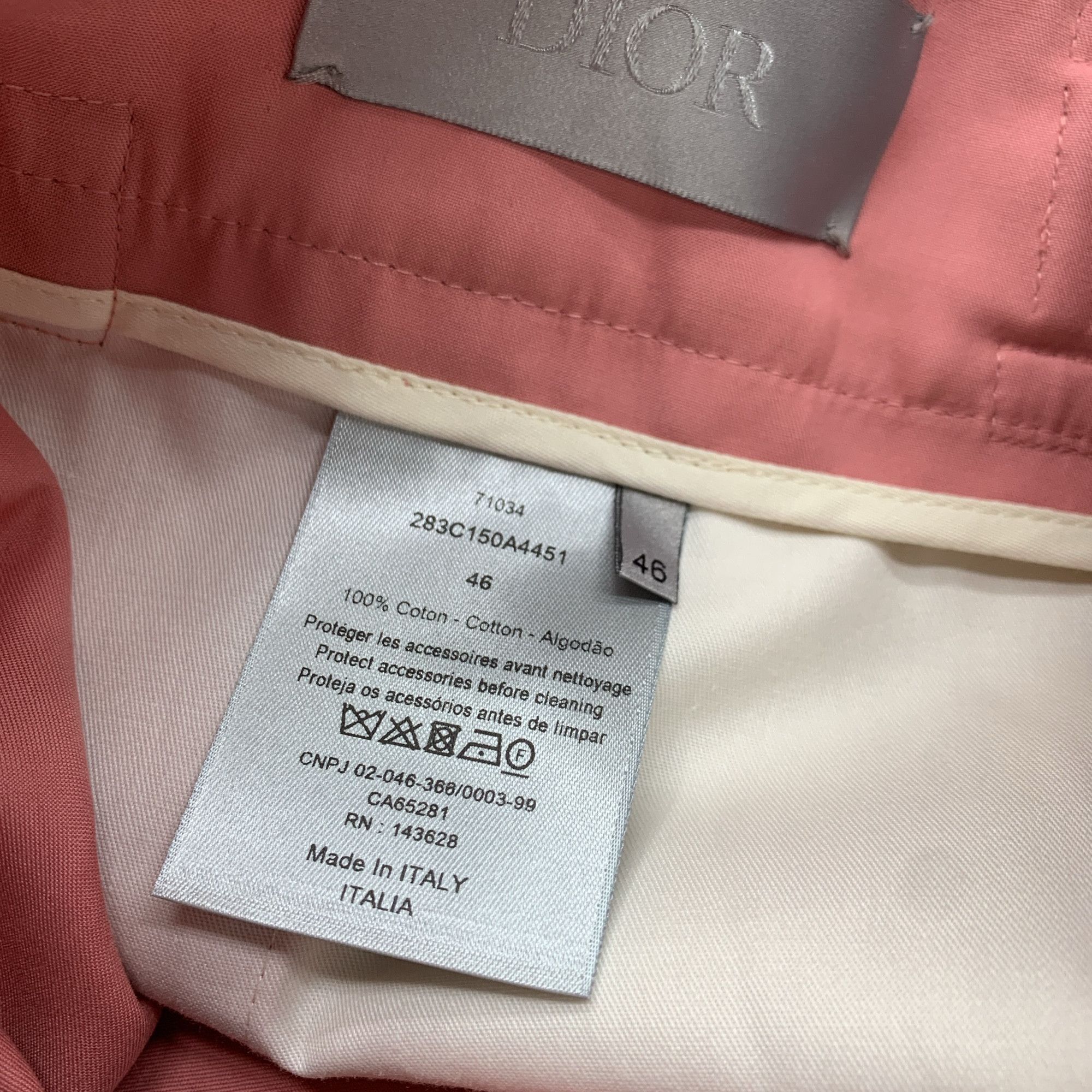 Dior Dior Buckle Belt Shorts Size 30 Size US 30 / EU 46 - 4 Thumbnail