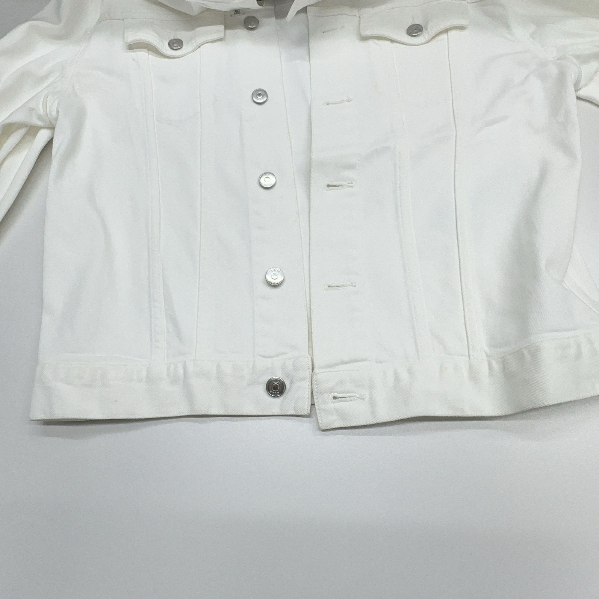 Dior Dior Logo Back Denim Jacket White Size 54 Size US L / EU 52-54 / 3 - 6 Thumbnail