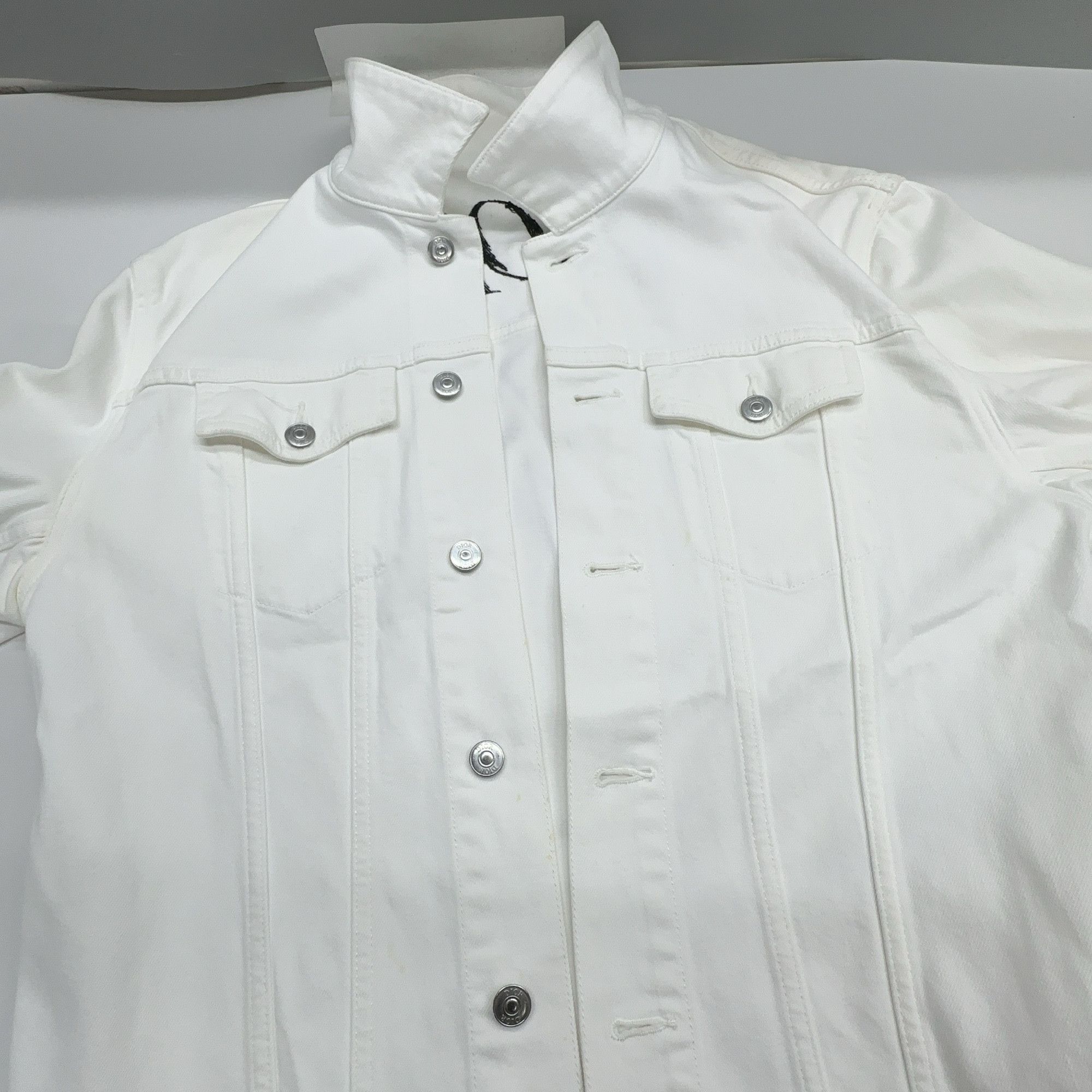Dior Dior Logo Back Denim Jacket White Size 54 Size US L / EU 52-54 / 3 - 5 Thumbnail