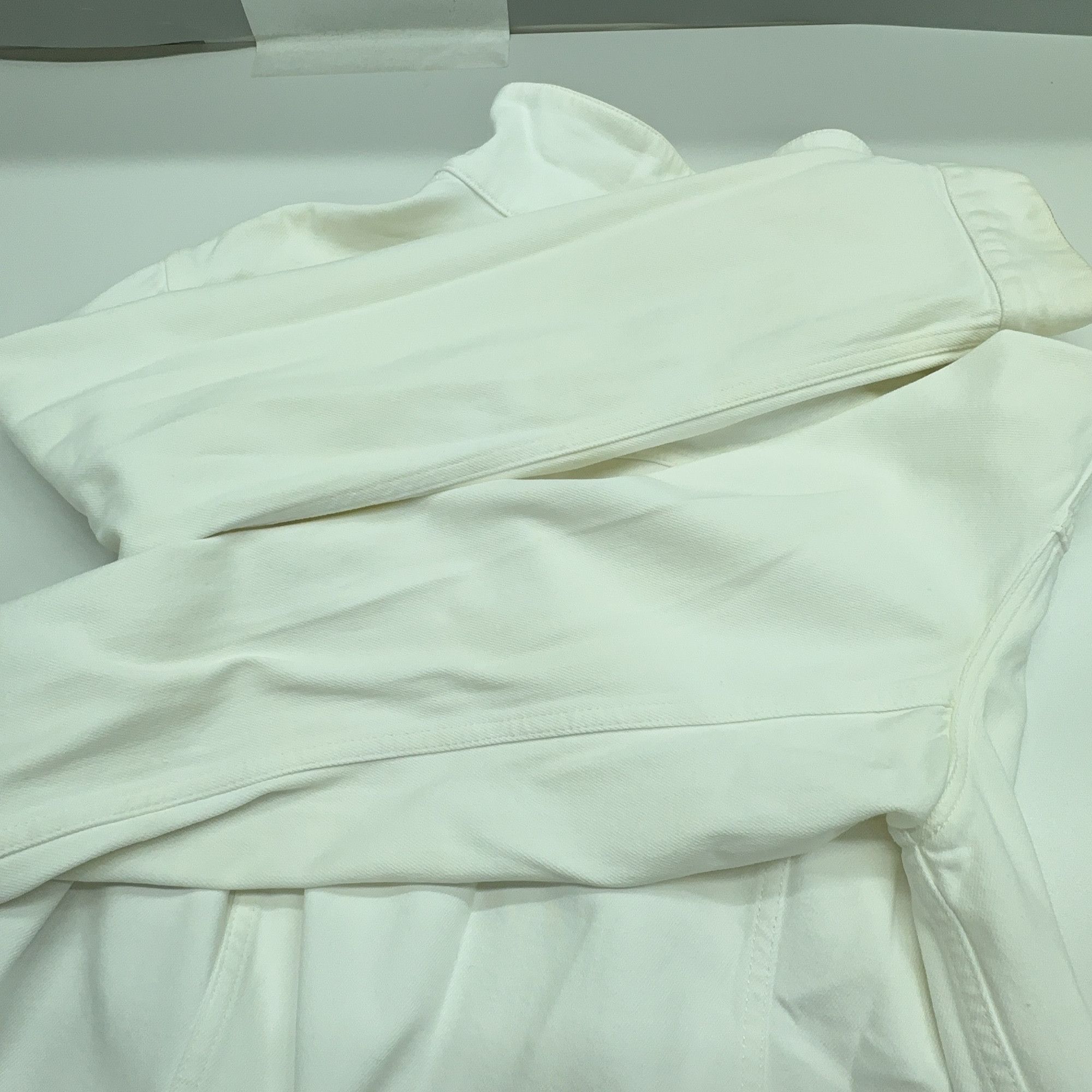 Dior Dior Logo Back Denim Jacket White Size 54 Size US L / EU 52-54 / 3 - 12 Thumbnail