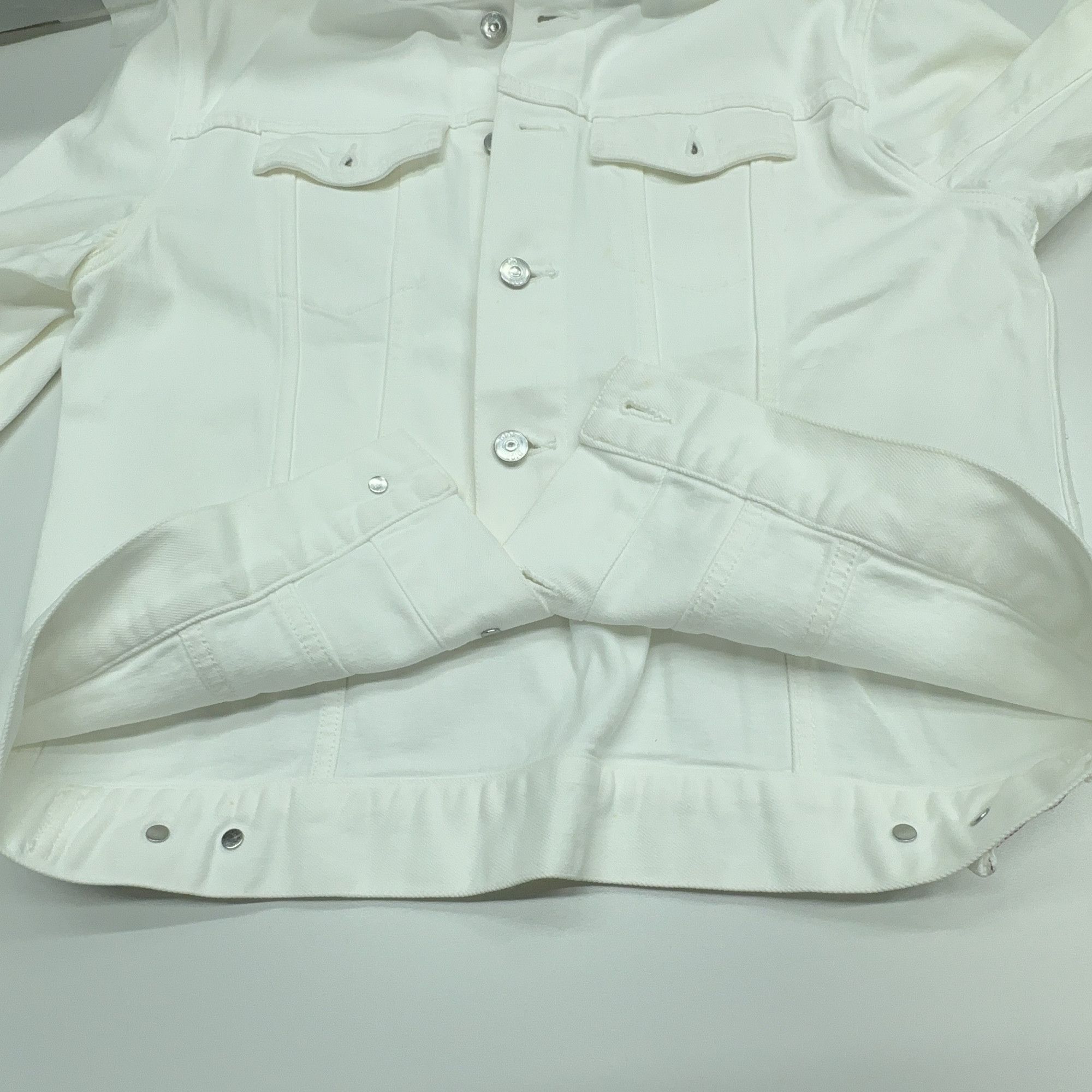 Dior Dior Logo Back Denim Jacket White Size 54 Size US L / EU 52-54 / 3 - 10 Thumbnail