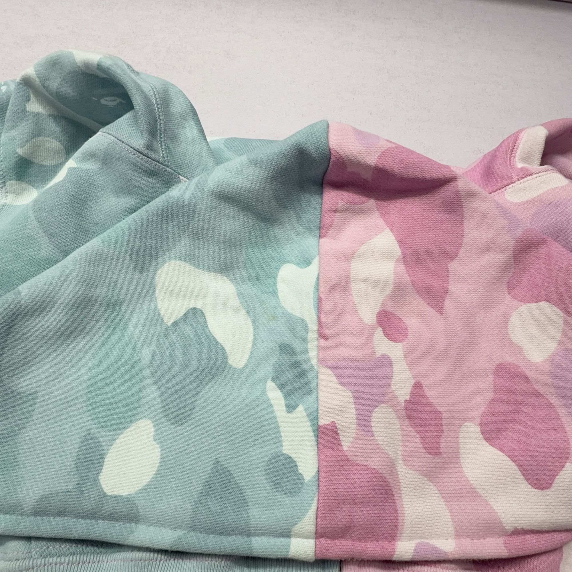 Bape A BATHING APE Split Camo Zip Hoodie Size S Size S / US 4 / IT 40 - 8 Thumbnail