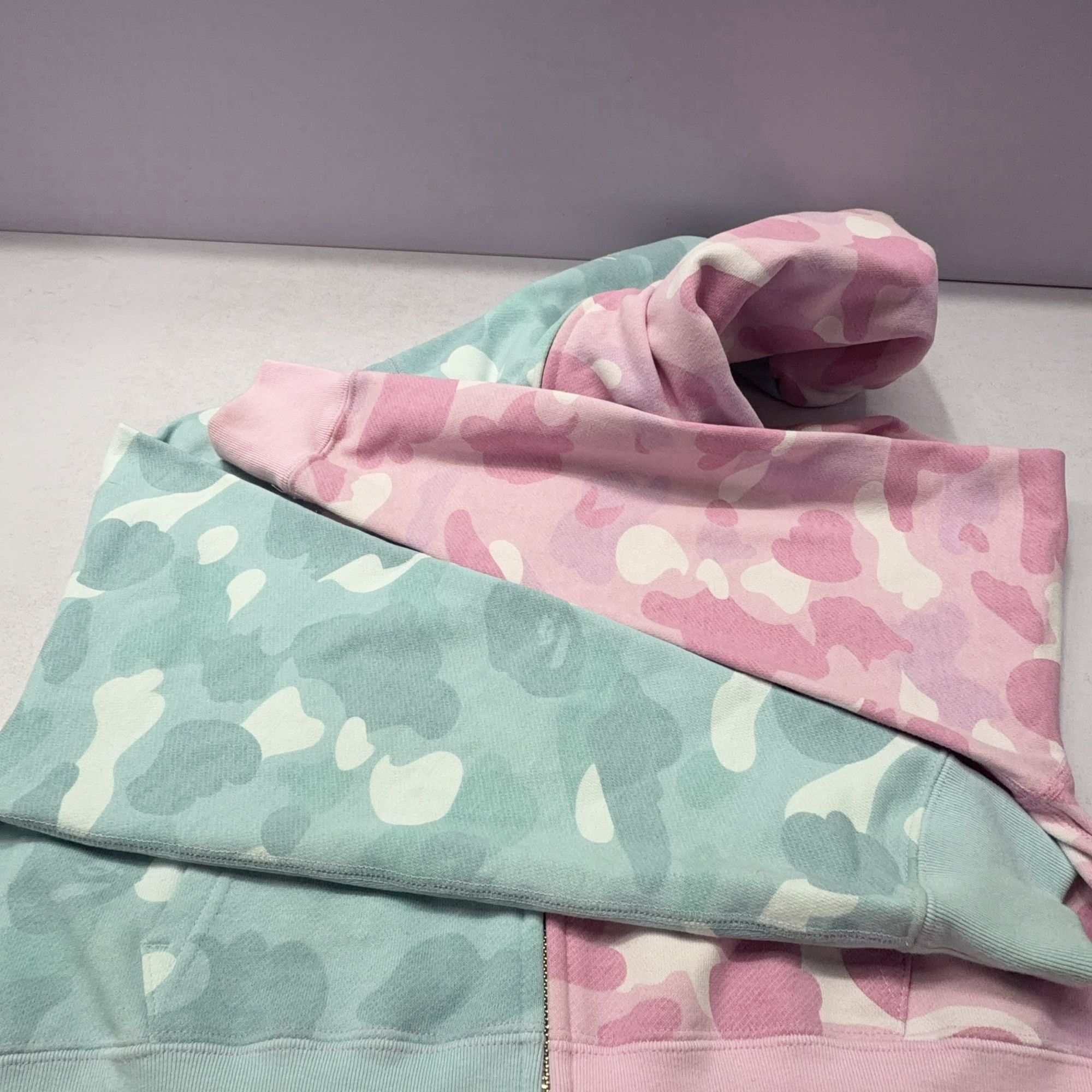 Bape A BATHING APE Split Camo Zip Hoodie Size S Size S / US 4 / IT 40 - 11 Thumbnail