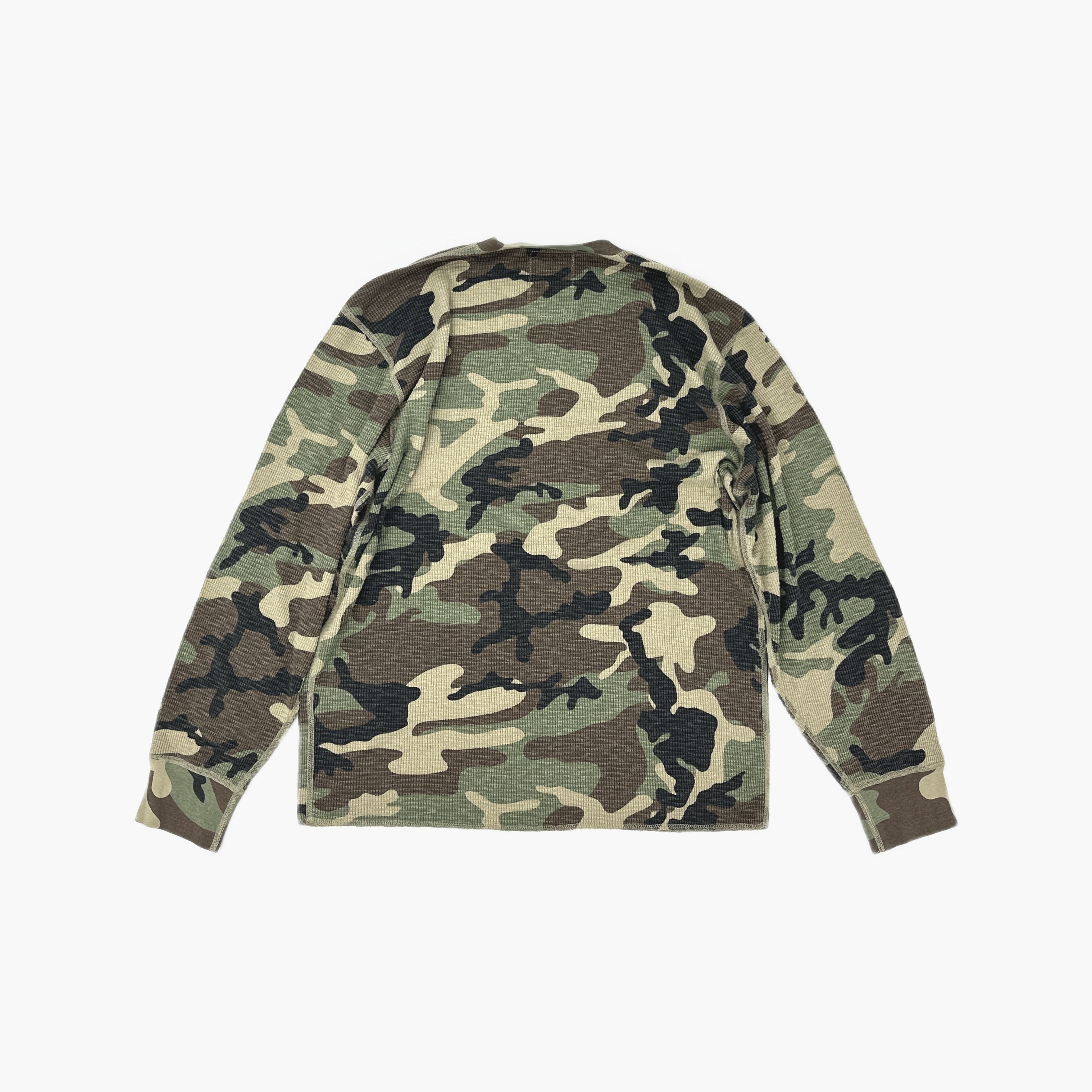 Stussy Stussy Camo Thermal Long Sleeve T-Shirt Size XL Size US XL / EU 56 / 4 - 2 Thumbnail