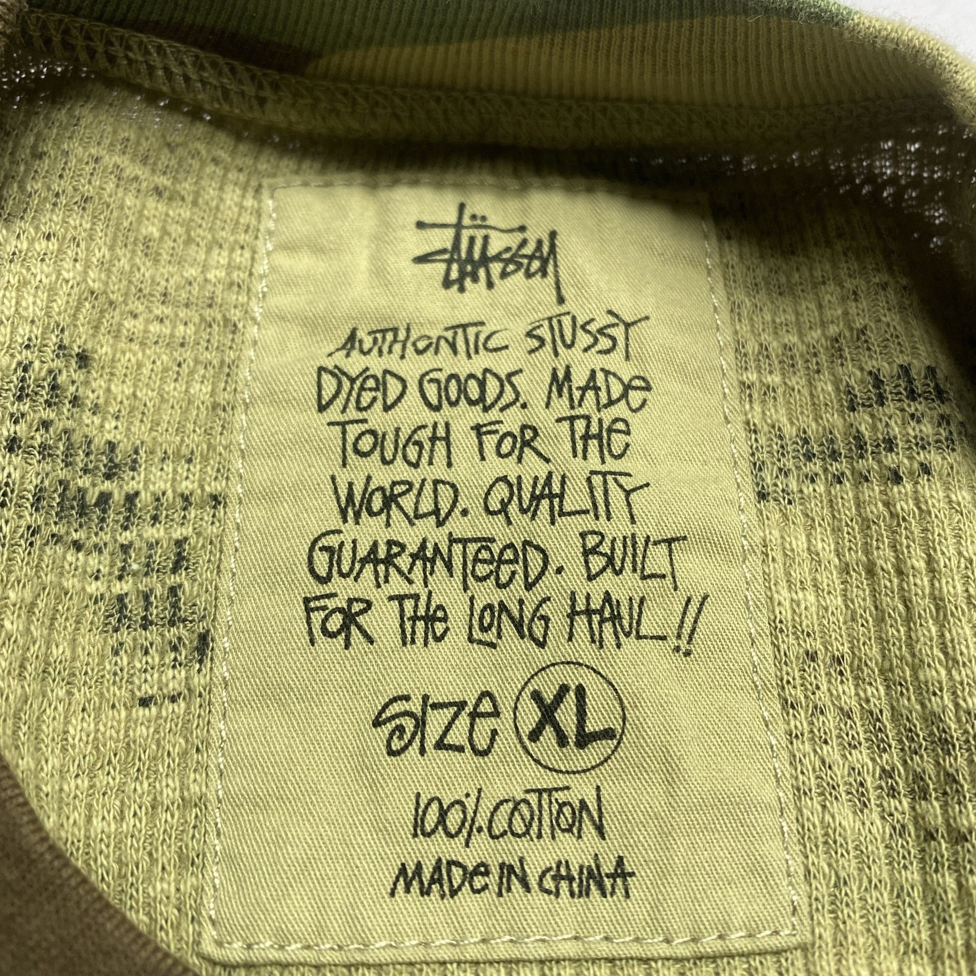 Stussy Stussy Camo Thermal Long Sleeve T-Shirt Size XL Size US XL / EU 56 / 4 - 3 Thumbnail