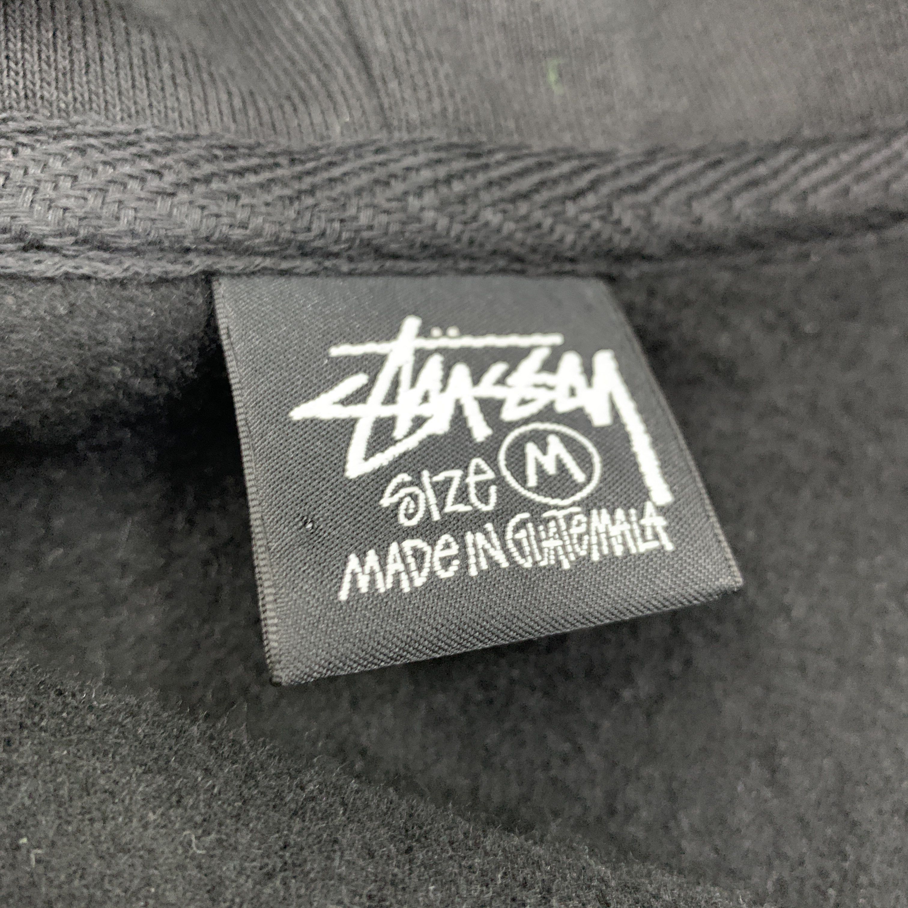 Stussy Stussy Logo Zip Hoodie Black Size M Size US M / EU 48-50 / 2 - 3 Thumbnail