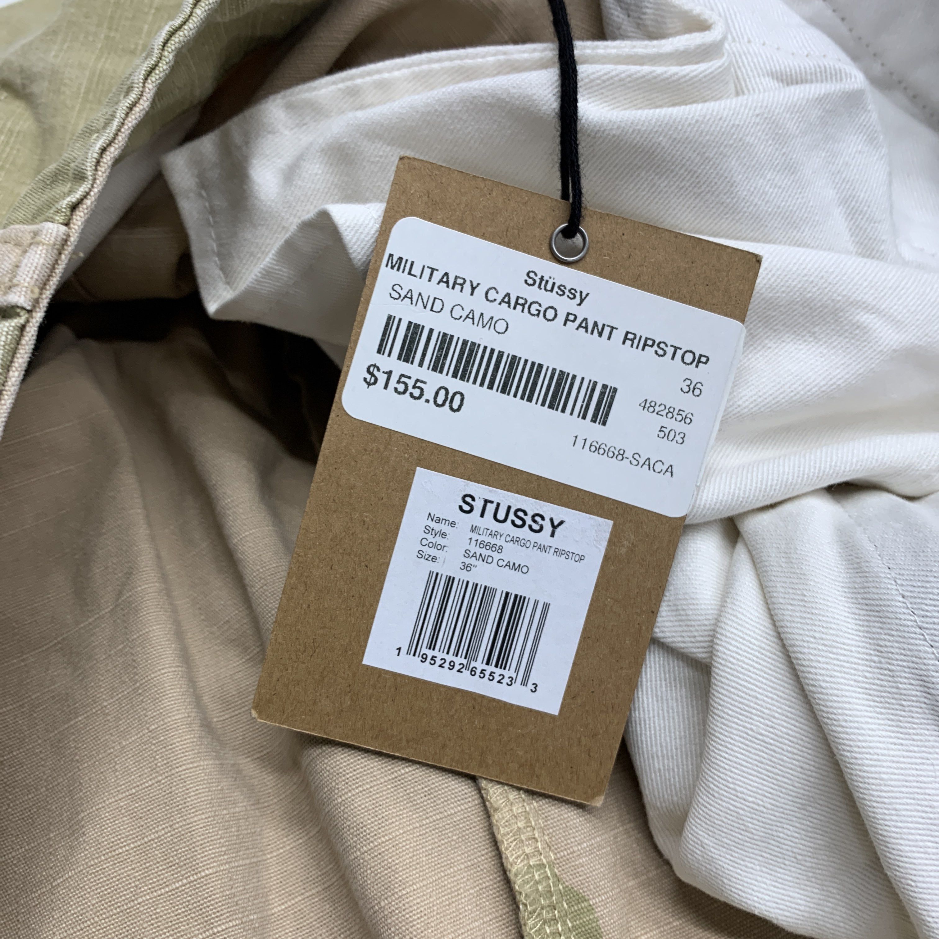 Stussy Stussy Camo Cargo Pants Size 36 Size US 36 / EU 52 - 4 Thumbnail