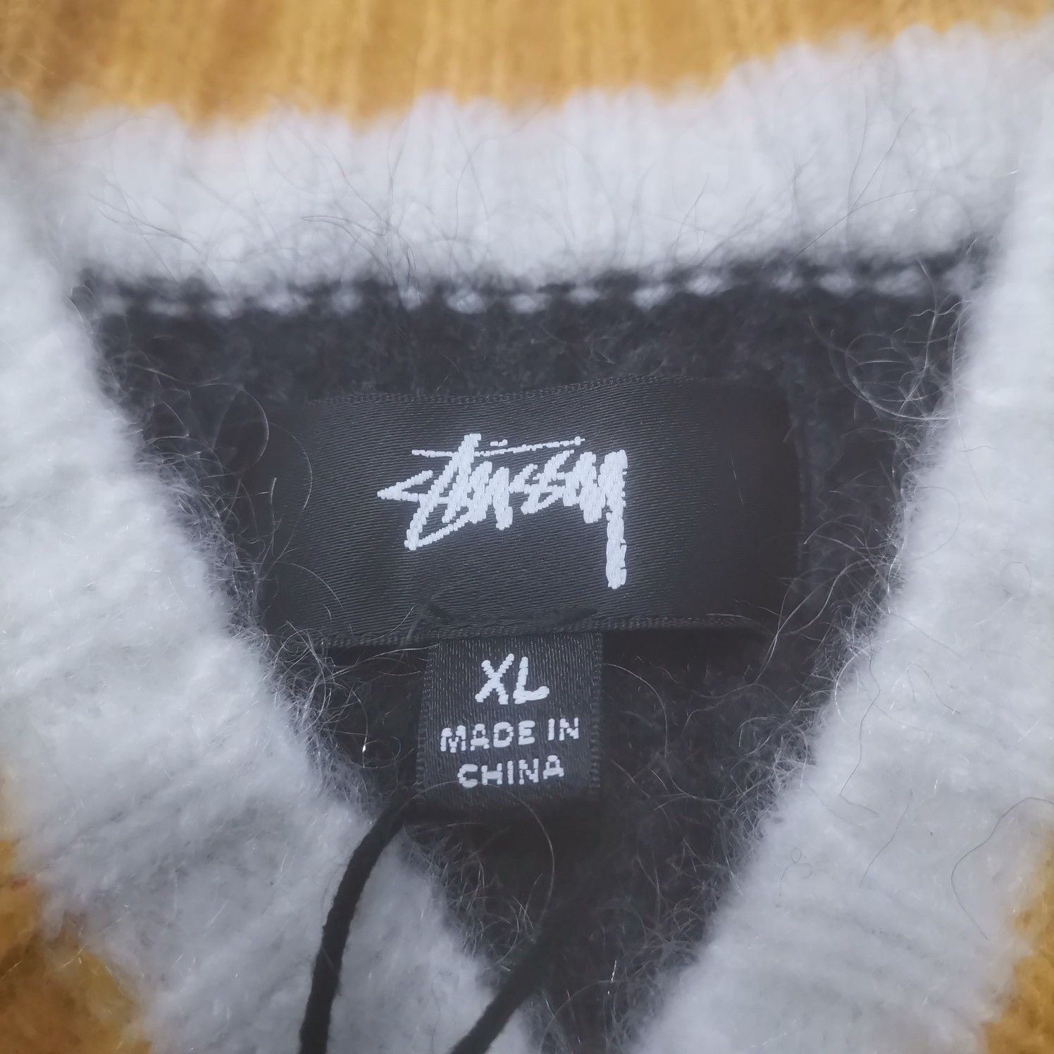 Stussy Stussy Mohair Tennis Sweater Size XL Size US XL / EU 56 / 4 - 4 Thumbnail
