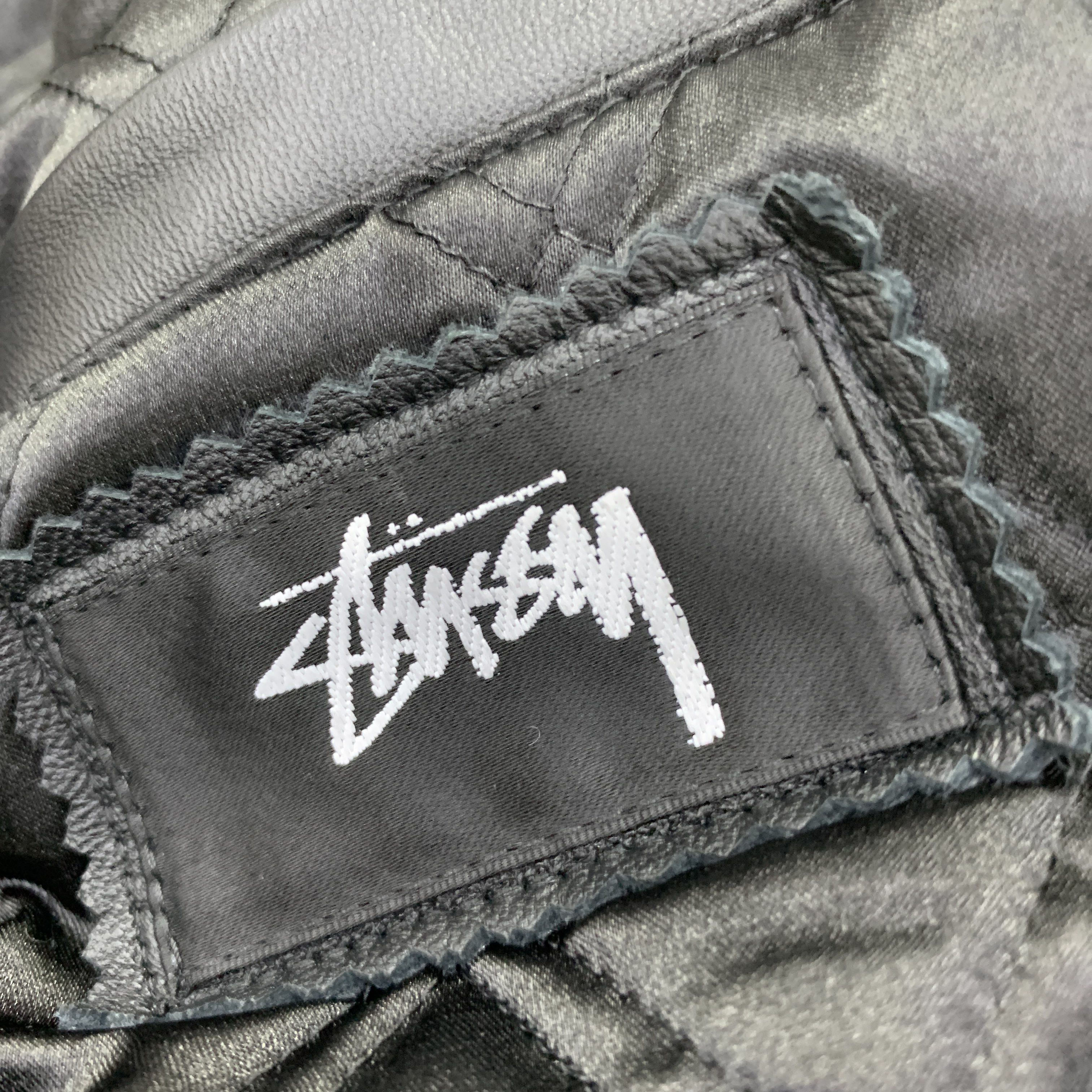 Stussy Stussy Lamb Leather Bomber Jacket Size L Size US L / EU 52-54 / 3 - 2 Thumbnail
