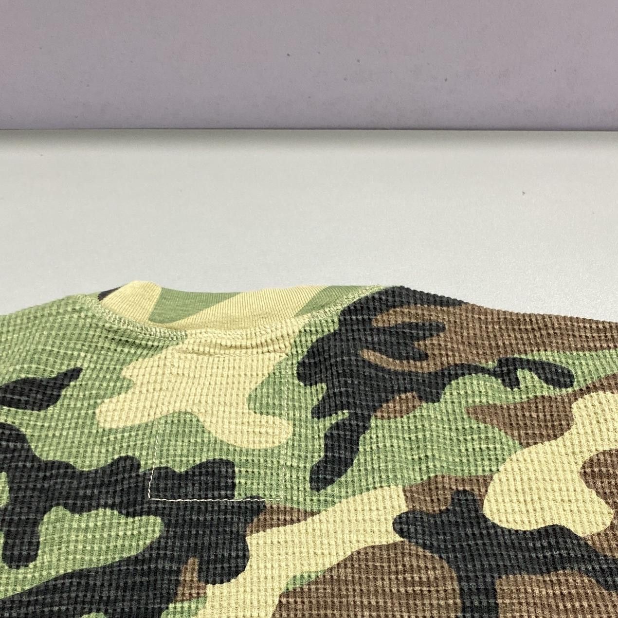 Stussy Stussy Camo Thermal Long Sleeve T-Shirt Size M Size US M / EU 48-50 / 2 - 6 Thumbnail