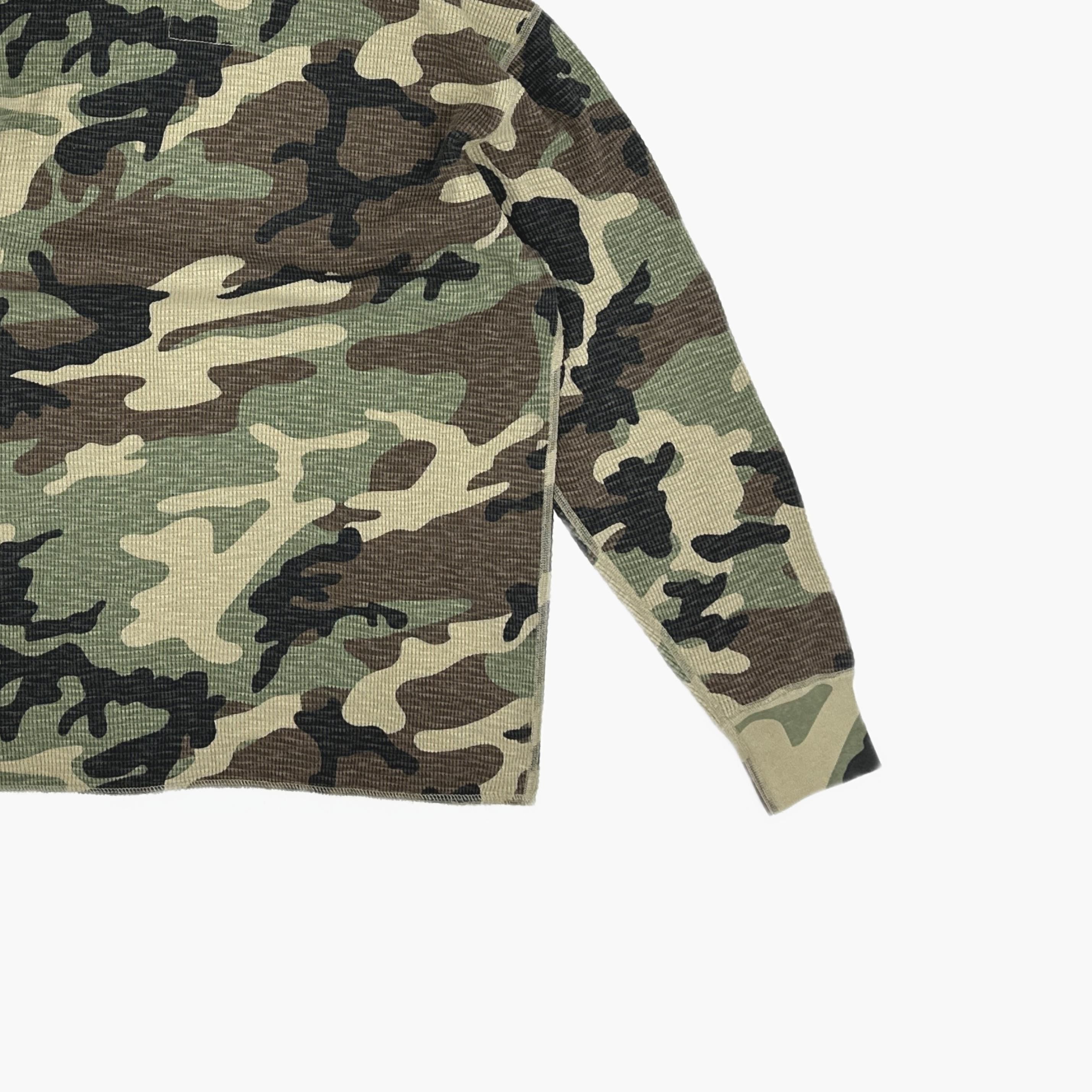 Stussy Stussy Camo Thermal Long Sleeve T-Shirt Size M Size US M / EU 48-50 / 2 - 5 Thumbnail