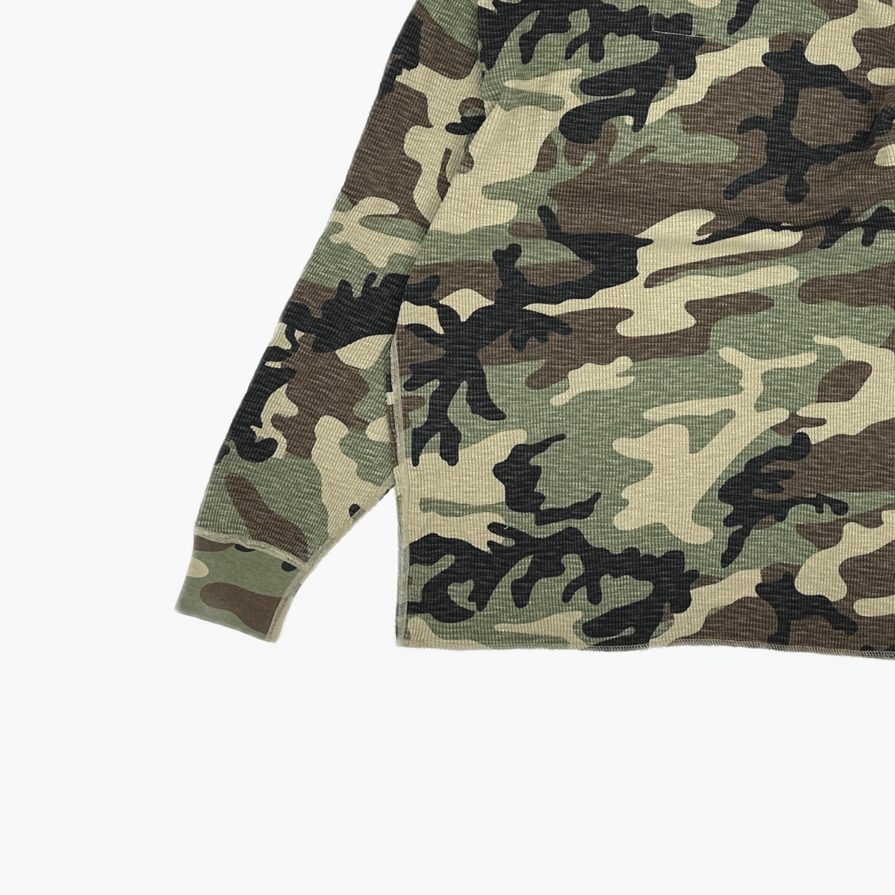 Stussy Stussy Camo Thermal Long Sleeve T-Shirt Size M Size US M / EU 48-50 / 2 - 4 Thumbnail