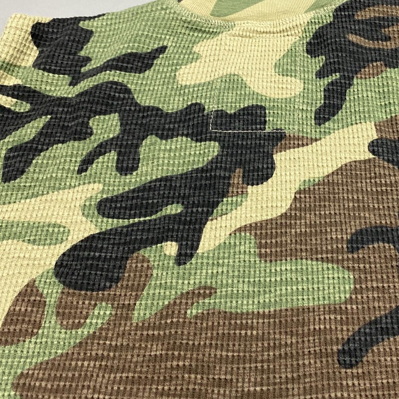 Stussy Stussy Camo Thermal Long Sleeve T-Shirt Size M Size US M / EU 48-50 / 2 - 7 Thumbnail
