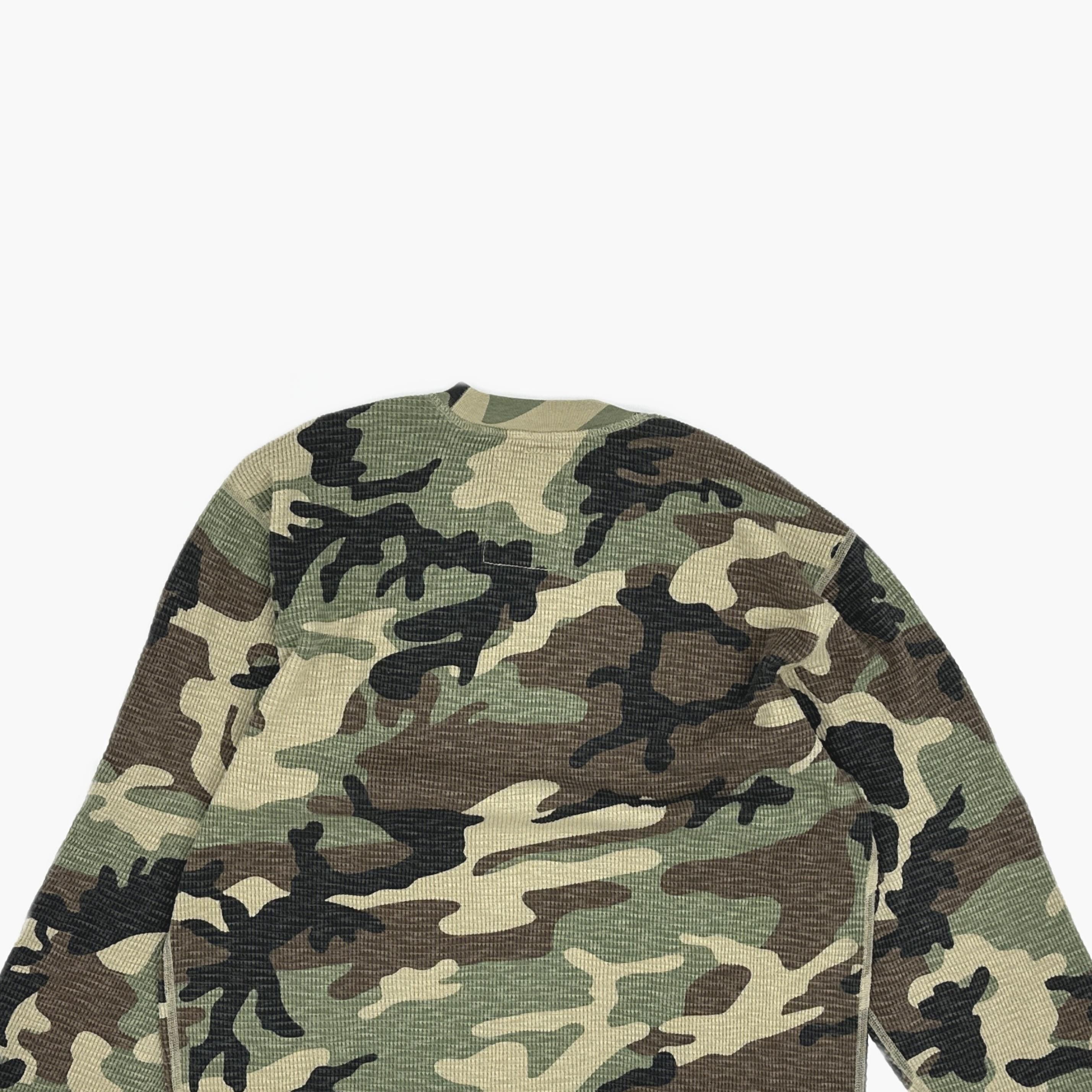Stussy Stussy Camo Thermal Long Sleeve T-Shirt Size M Size US M / EU 48-50 / 2 - 3 Thumbnail