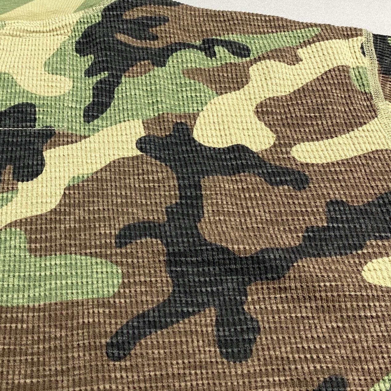 Stussy Stussy Camo Thermal Long Sleeve T-Shirt Size M Size US M / EU 48-50 / 2 - 8 Thumbnail