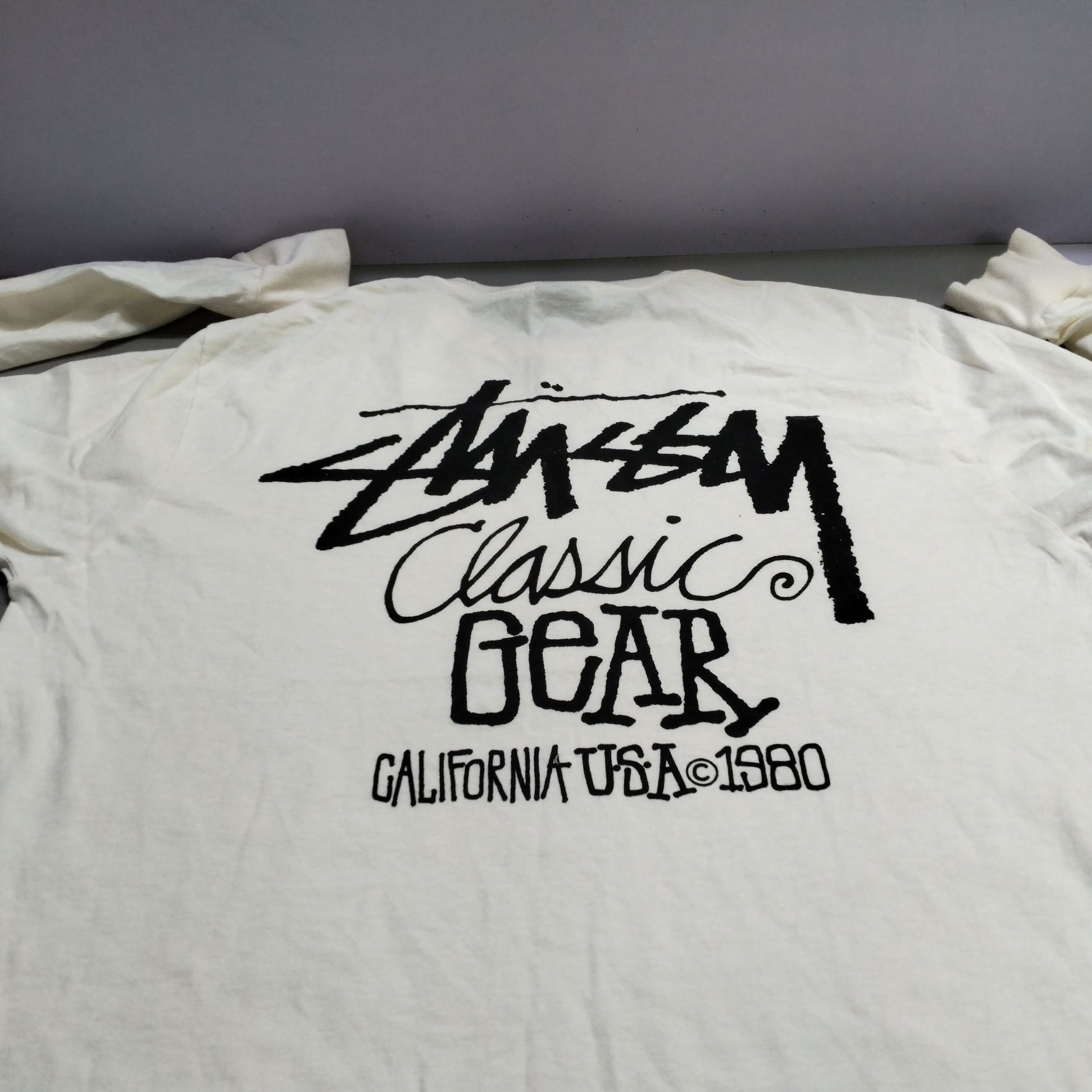 Stussy Stussy Classic Gear Long Sleeve T-Shirt Size M Size US M / EU 48-50 / 2 - 14 Thumbnail