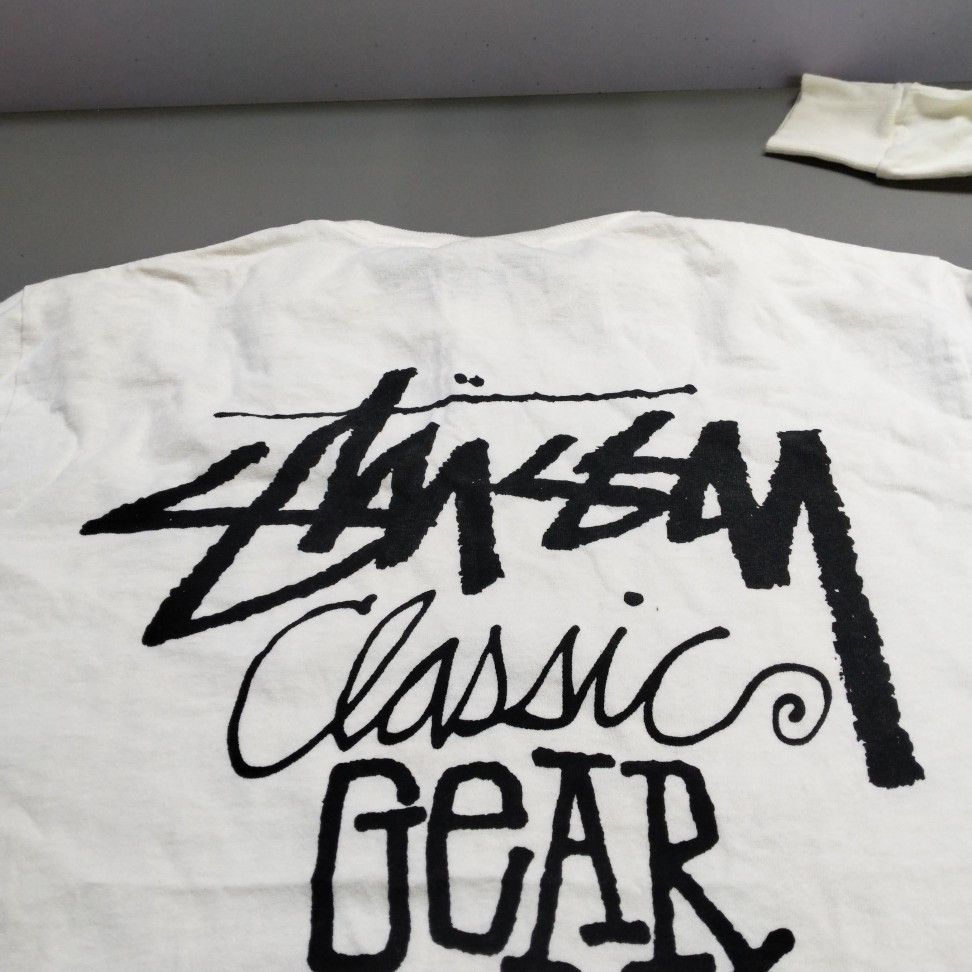 Stussy Stussy Classic Gear Long Sleeve T-Shirt Size M Size US M / EU 48-50 / 2 - 6 Thumbnail