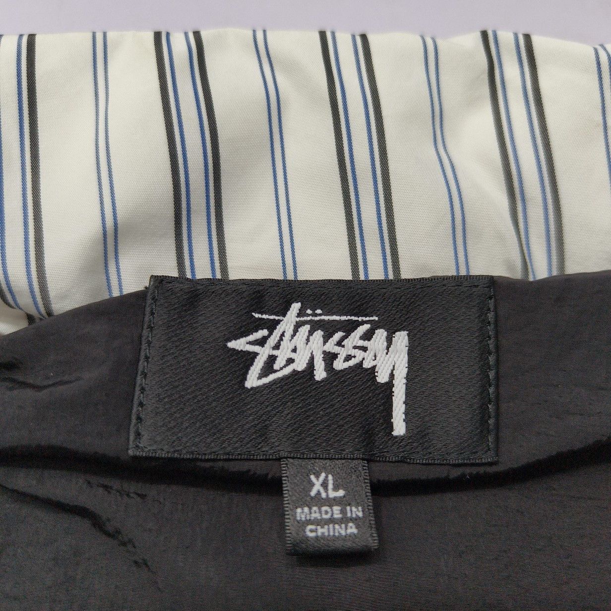 Stussy Stussy Striped Puffer Jacket Size XL Size US XL / EU 56 / 4 - 3 Thumbnail