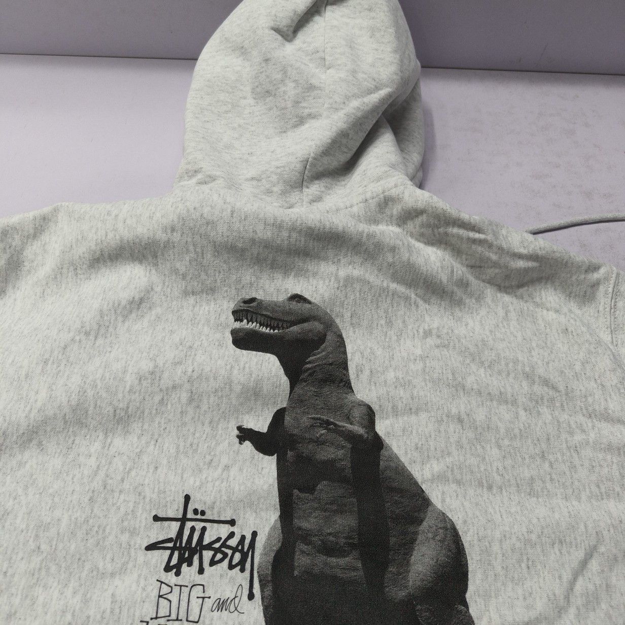 Stussy Stussy Big & Meaty Dinosaur Zip Hoodie Size M Size US M / EU 48-50 / 2 - 6 Thumbnail