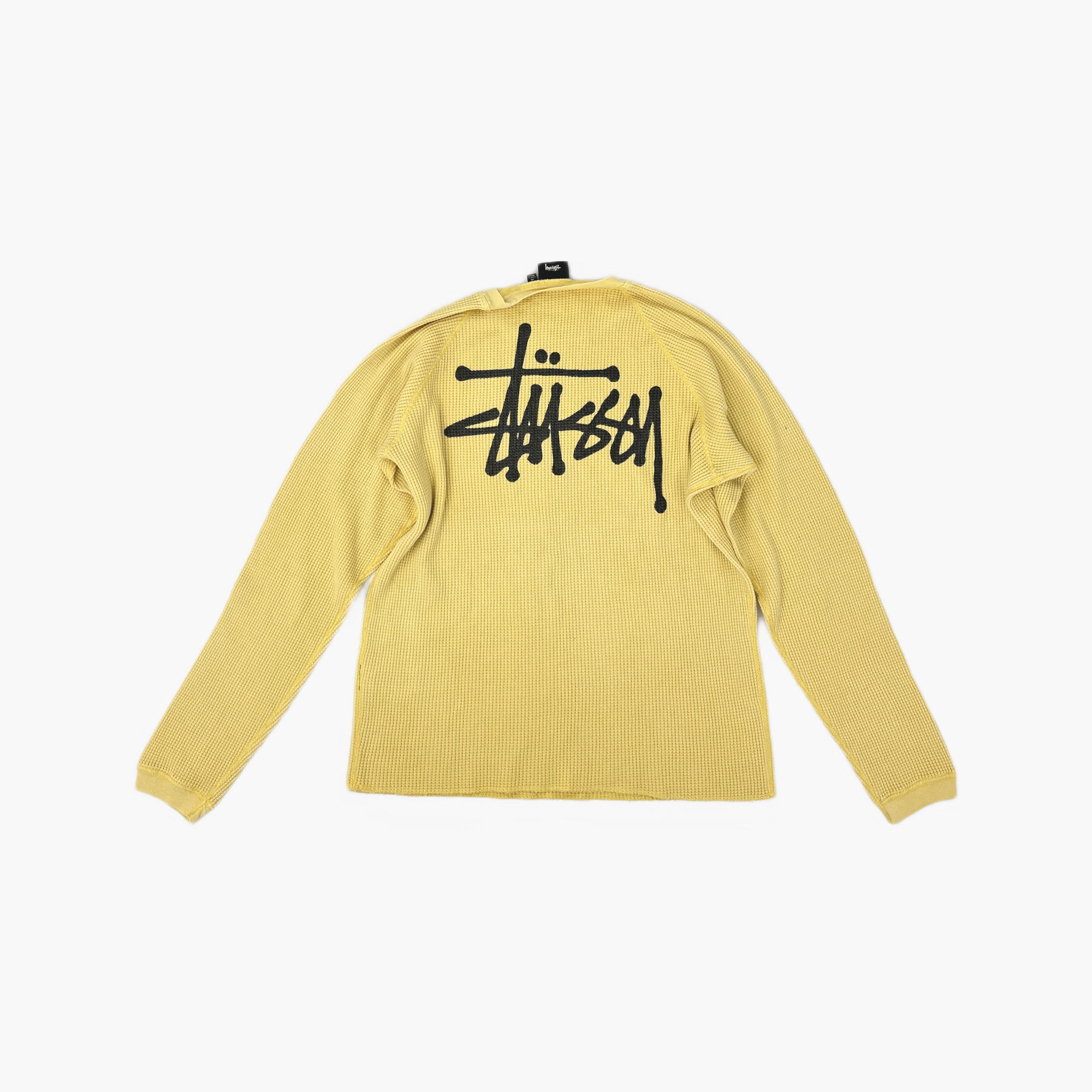 Stussy Stussy Waffle Logo Long Sleeve T-Shirt Size M Size US M / EU 48-50 / 2 - 2 Thumbnail