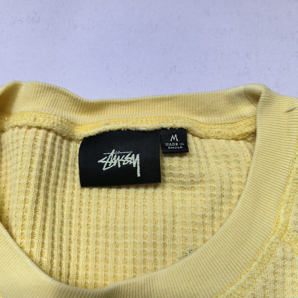 Stussy Stussy Waffle Logo Long Sleeve T-Shirt Size M Size US M / EU 48-50 / 2 - 4 Thumbnail