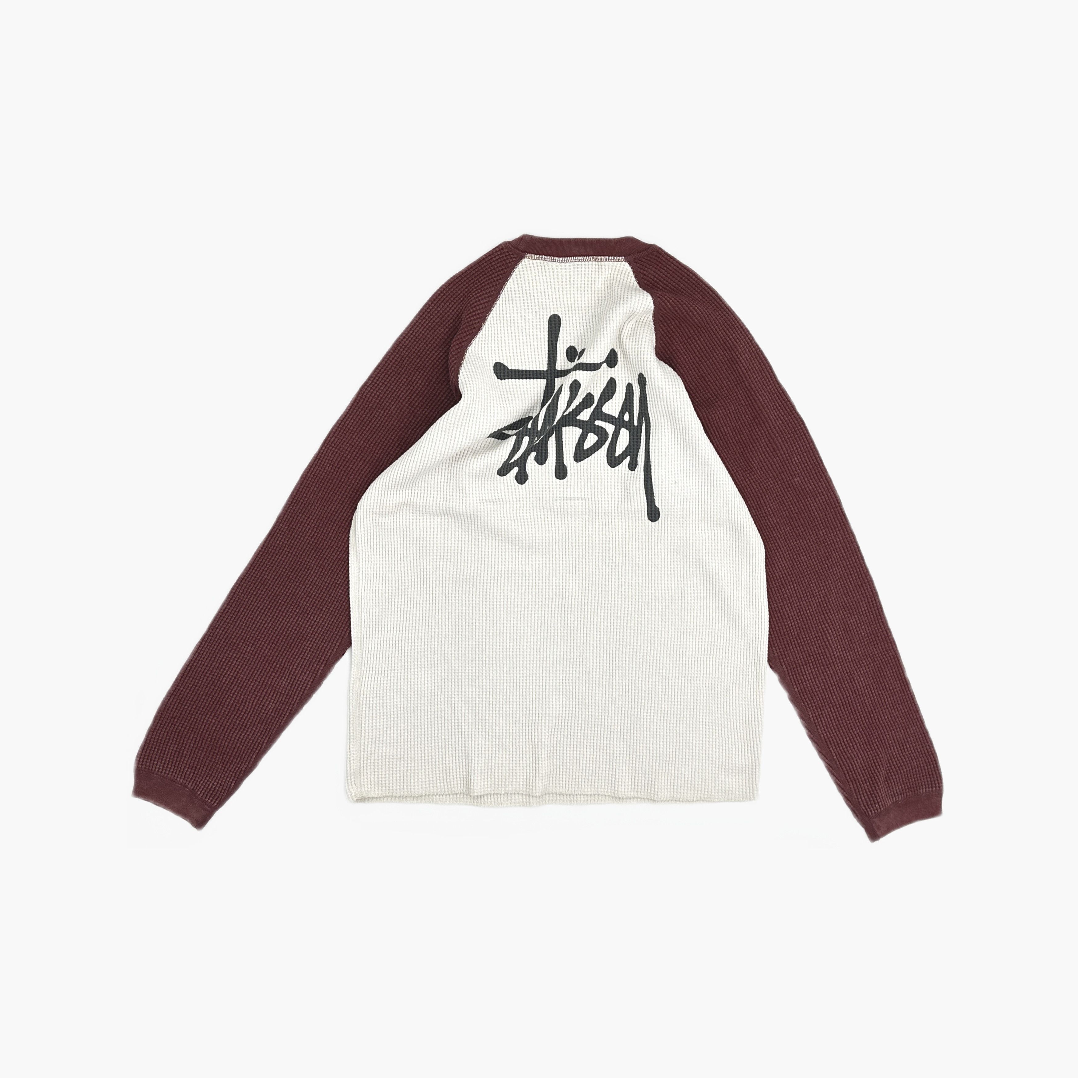 Stussy Stussy Waffle Thermal Long Sleeve T-Shirt Size M Size US M / EU 48-50 / 2 - 2 Thumbnail