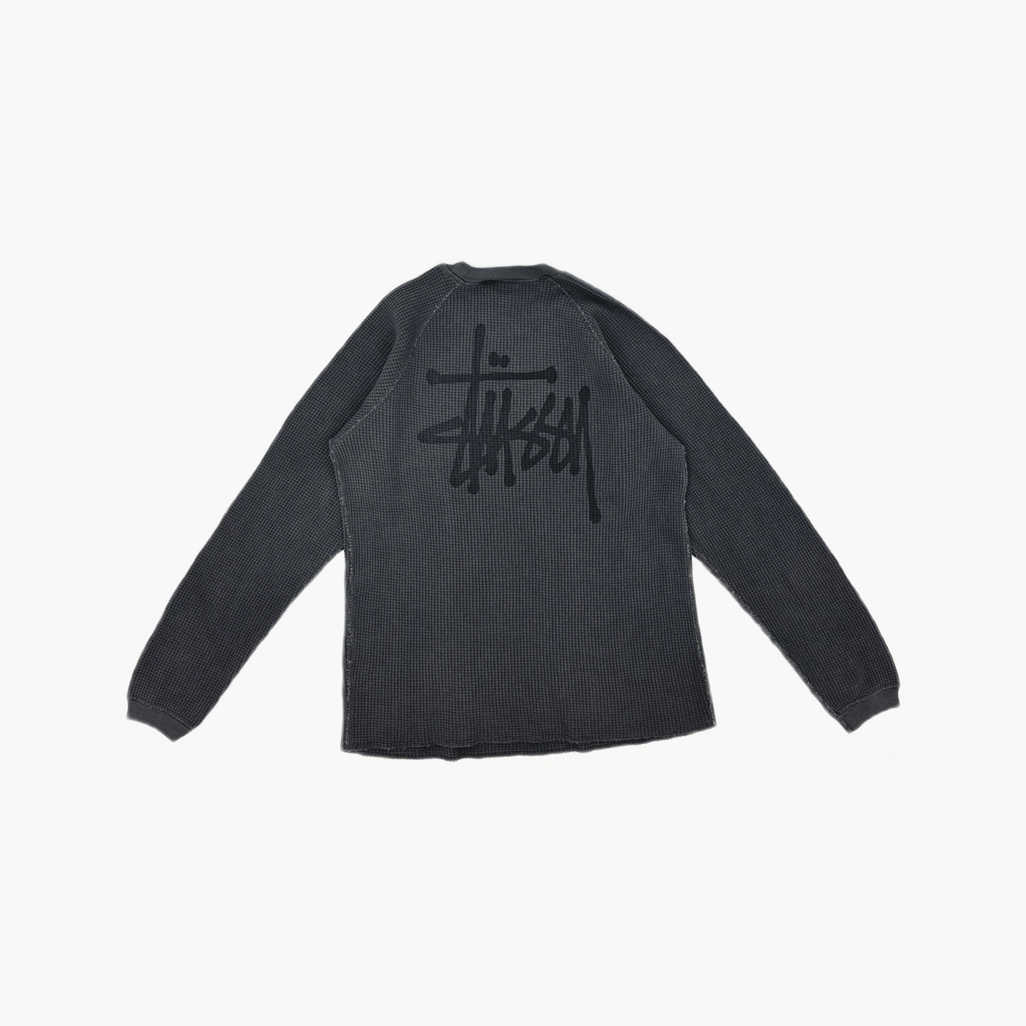 Stussy Stussy Waffle Logo Long Sleeve T-Shirt Size S Size US S / EU 44-46 / 1 - 2 Thumbnail