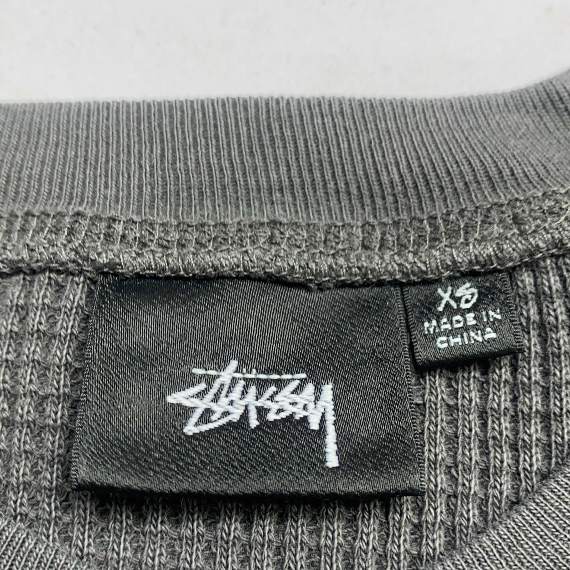 Stussy Stussy Waffle Thermal Logo Long Sleeve Tee Size XS Size US XS / EU 42 / 0 - 3 Thumbnail