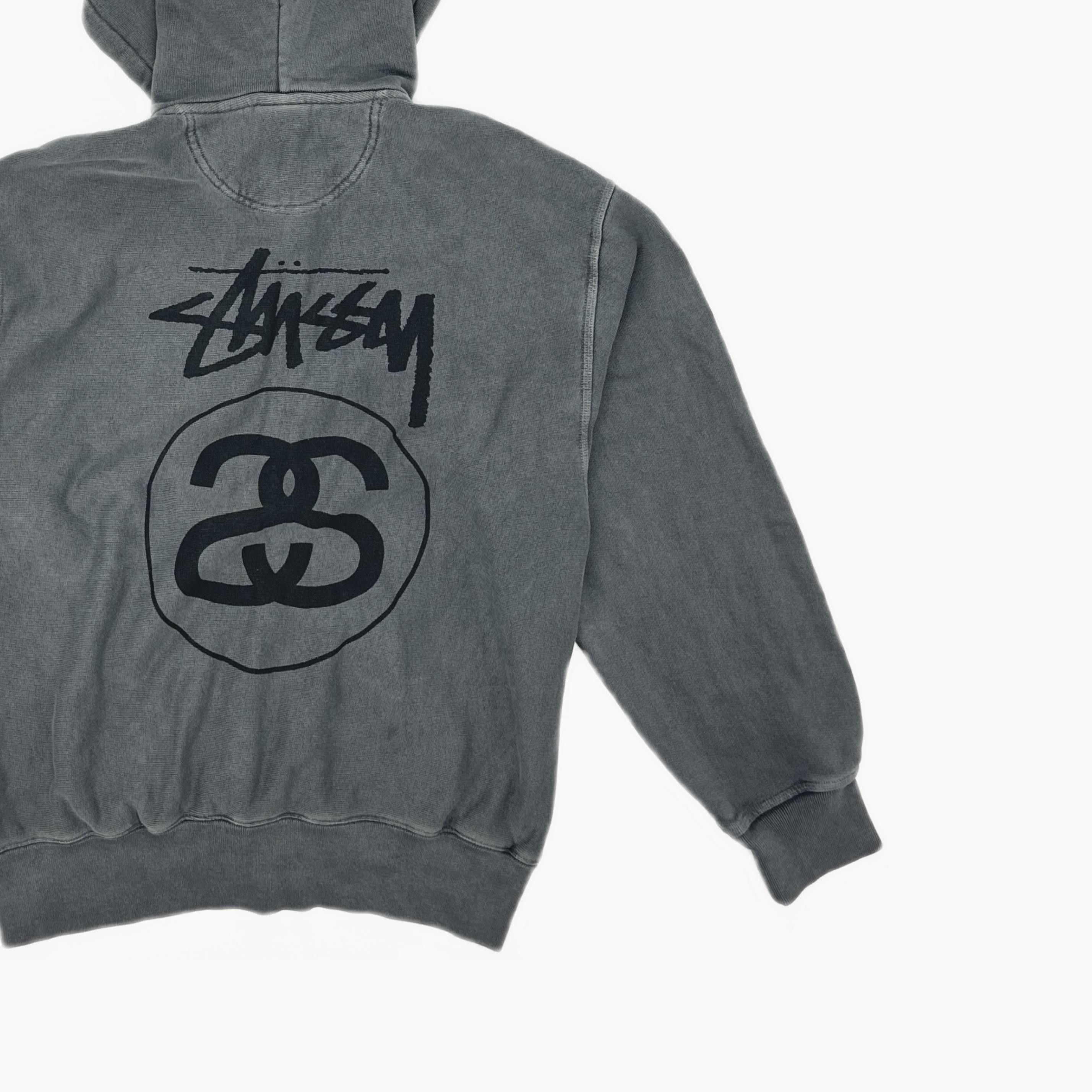 Stussy Stussy Pigment Dyed Stock Link Zip Hoodie Size M Size US M / EU 48-50 / 2 - 5 Thumbnail