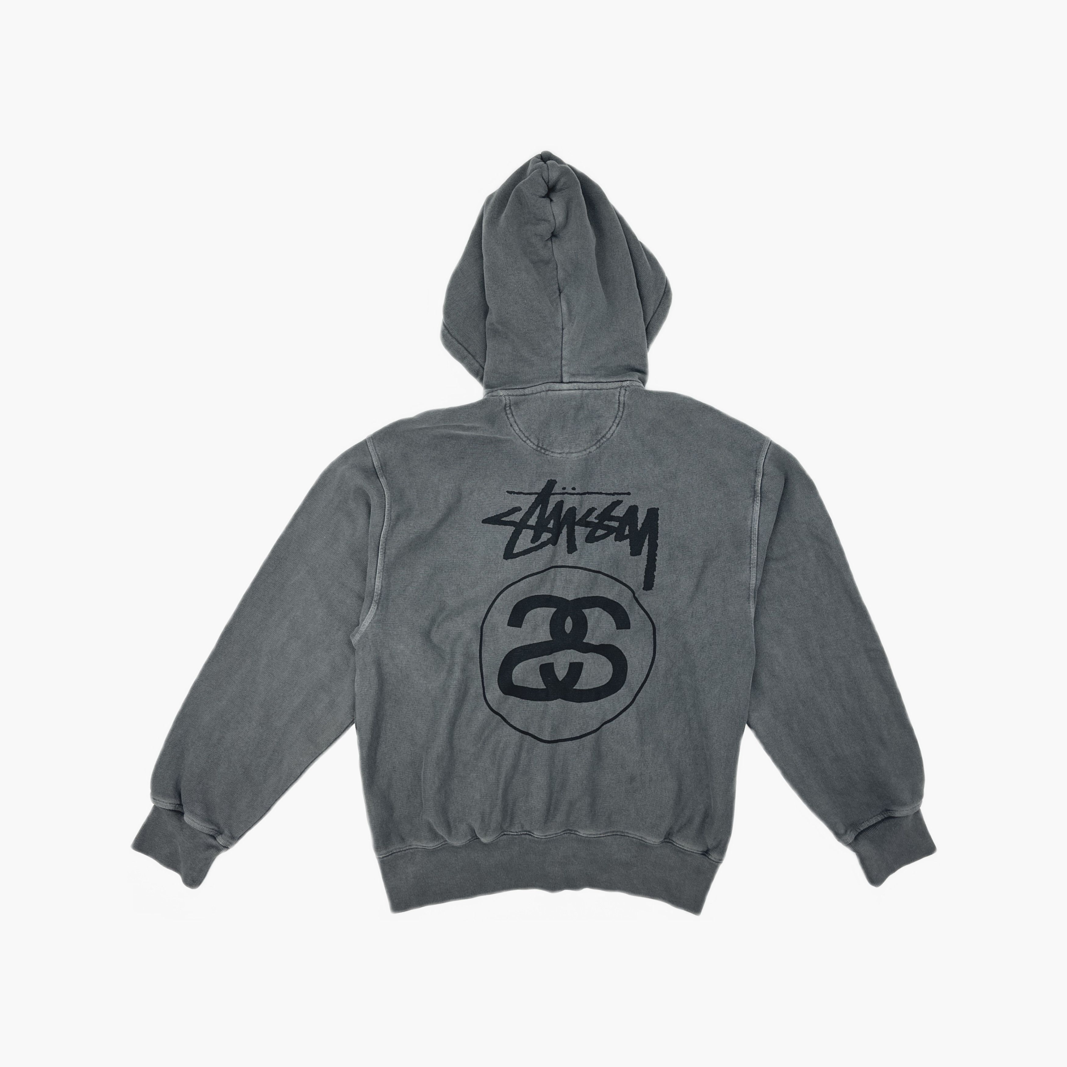 Stussy Stussy Pigment Dyed Stock Link Zip Hoodie Size M Size US M / EU 48-50 / 2 - 2 Thumbnail