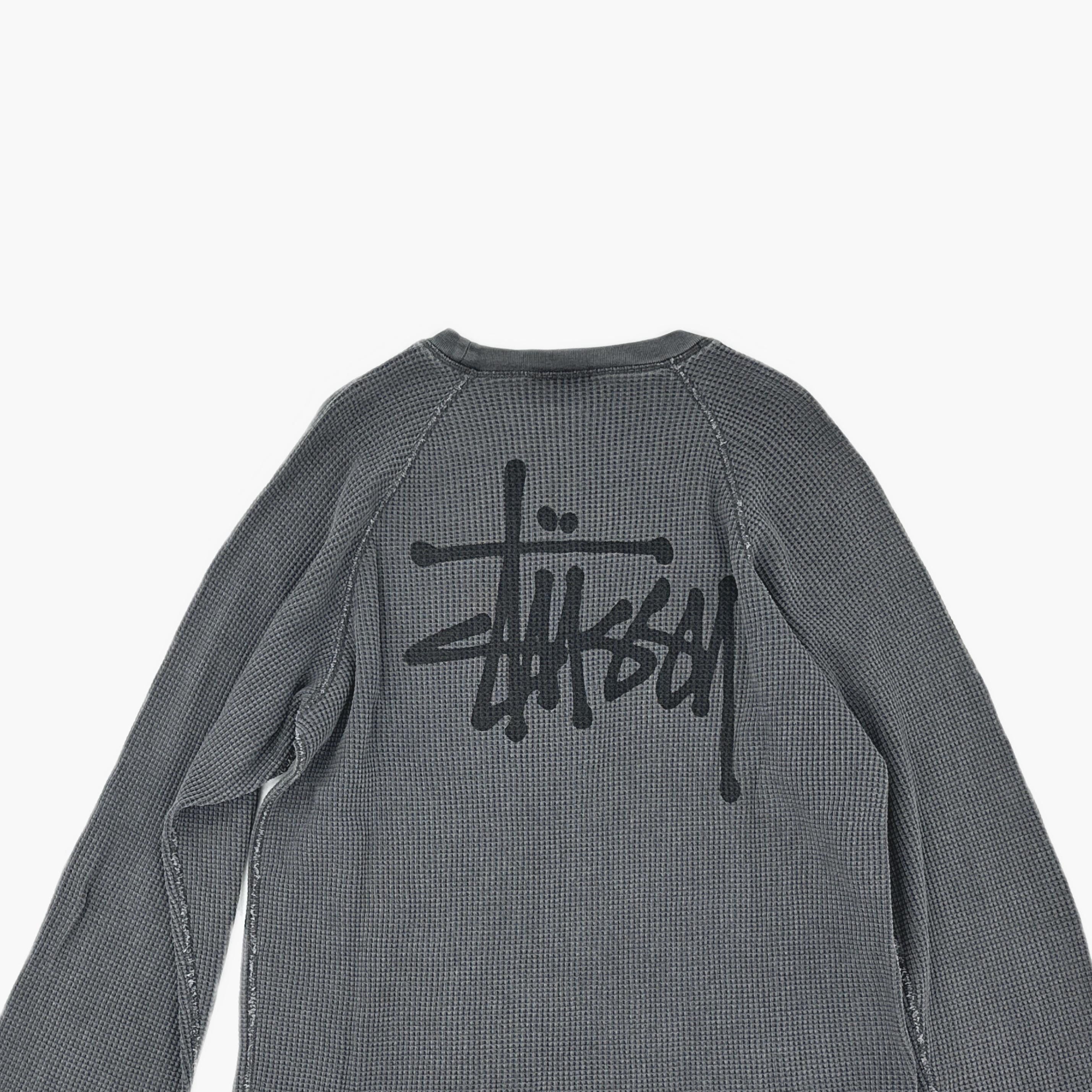 Stussy Stussy Waffle Long Sleeve T-Shirt XL Size US XL / EU 56 / 4 - 3 Thumbnail